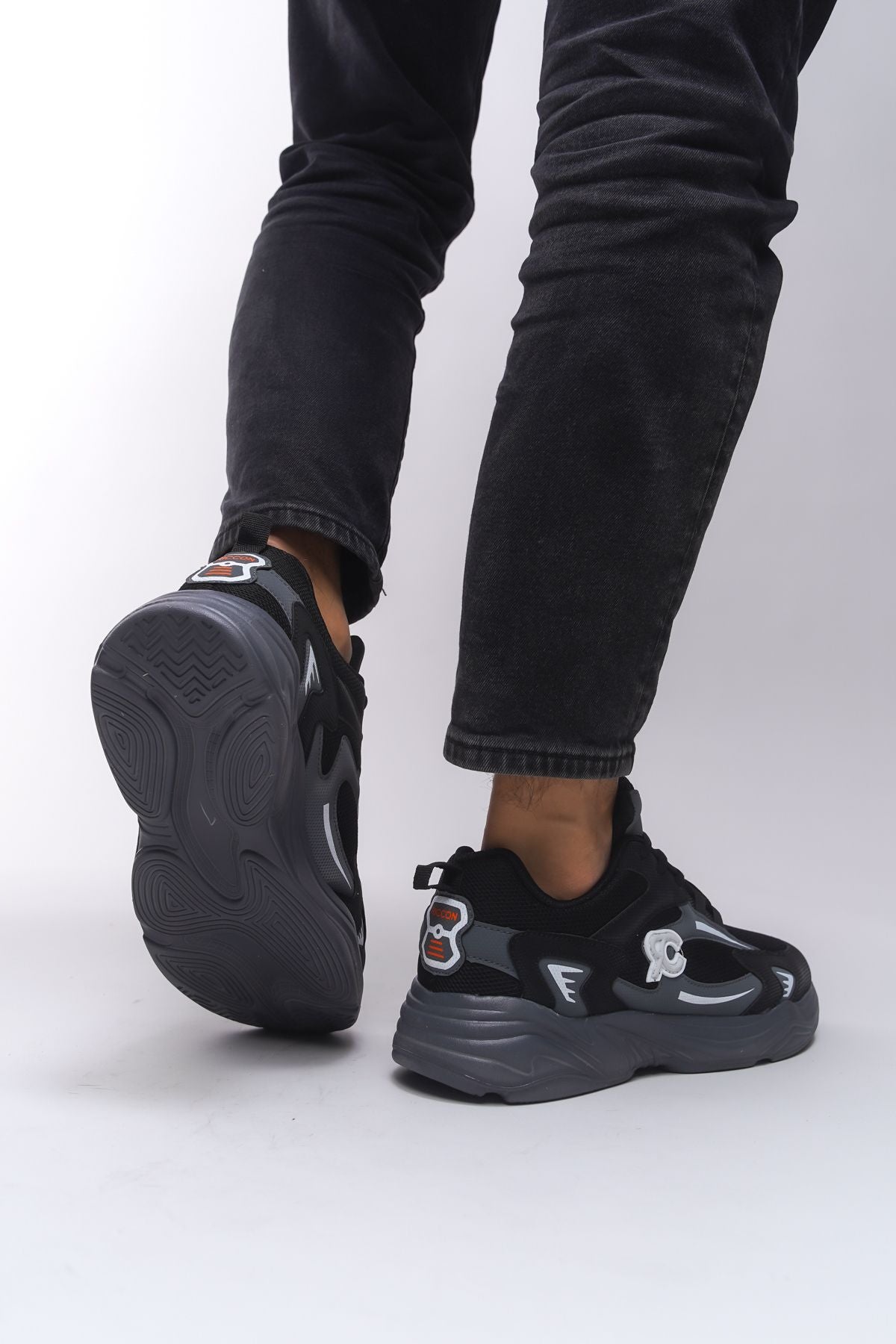 Niknaith Unisex Sneaker 0012725 Black Smoke