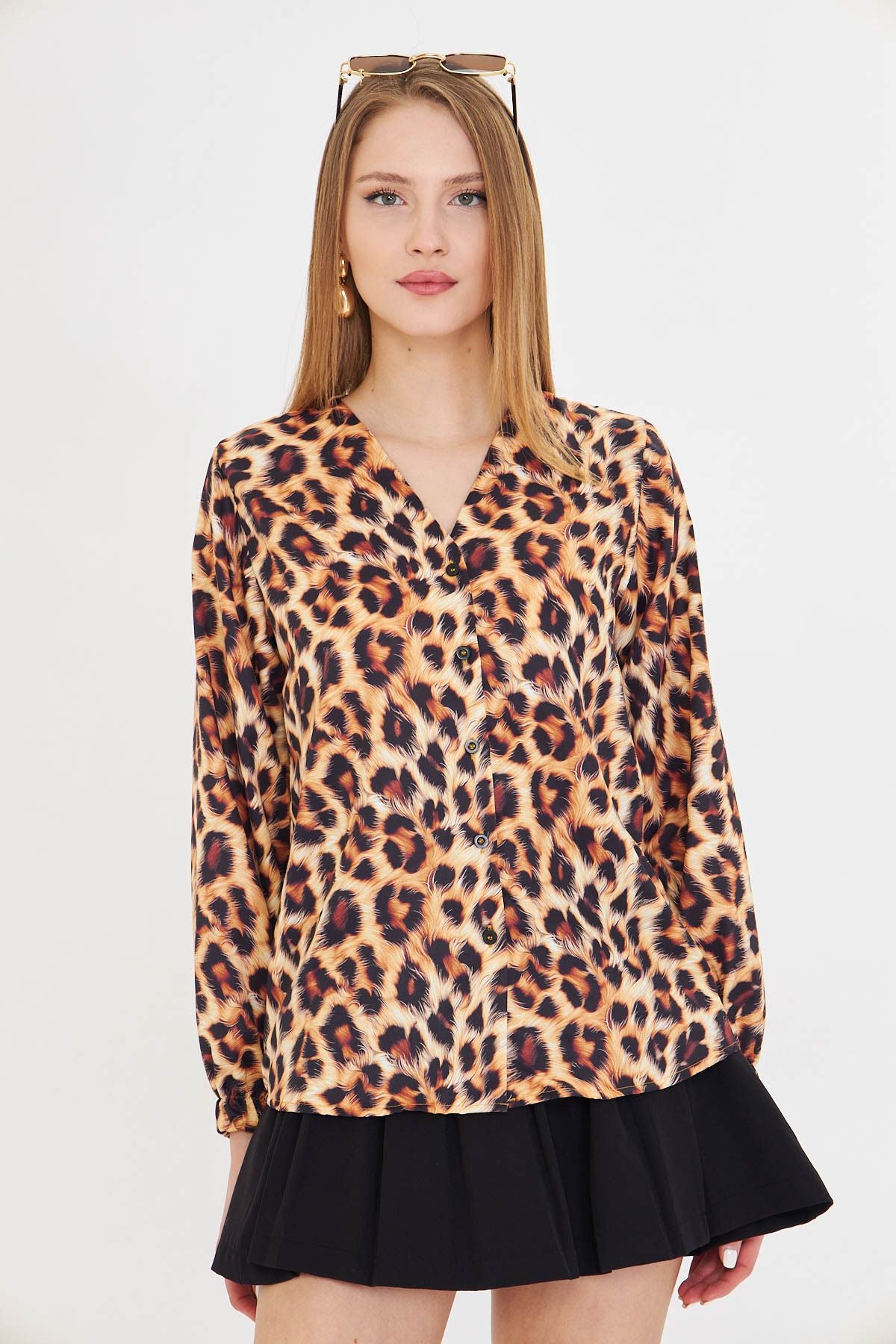 Women's Coffee Sleeves with rubber patterned shirt ARM-25Y001014