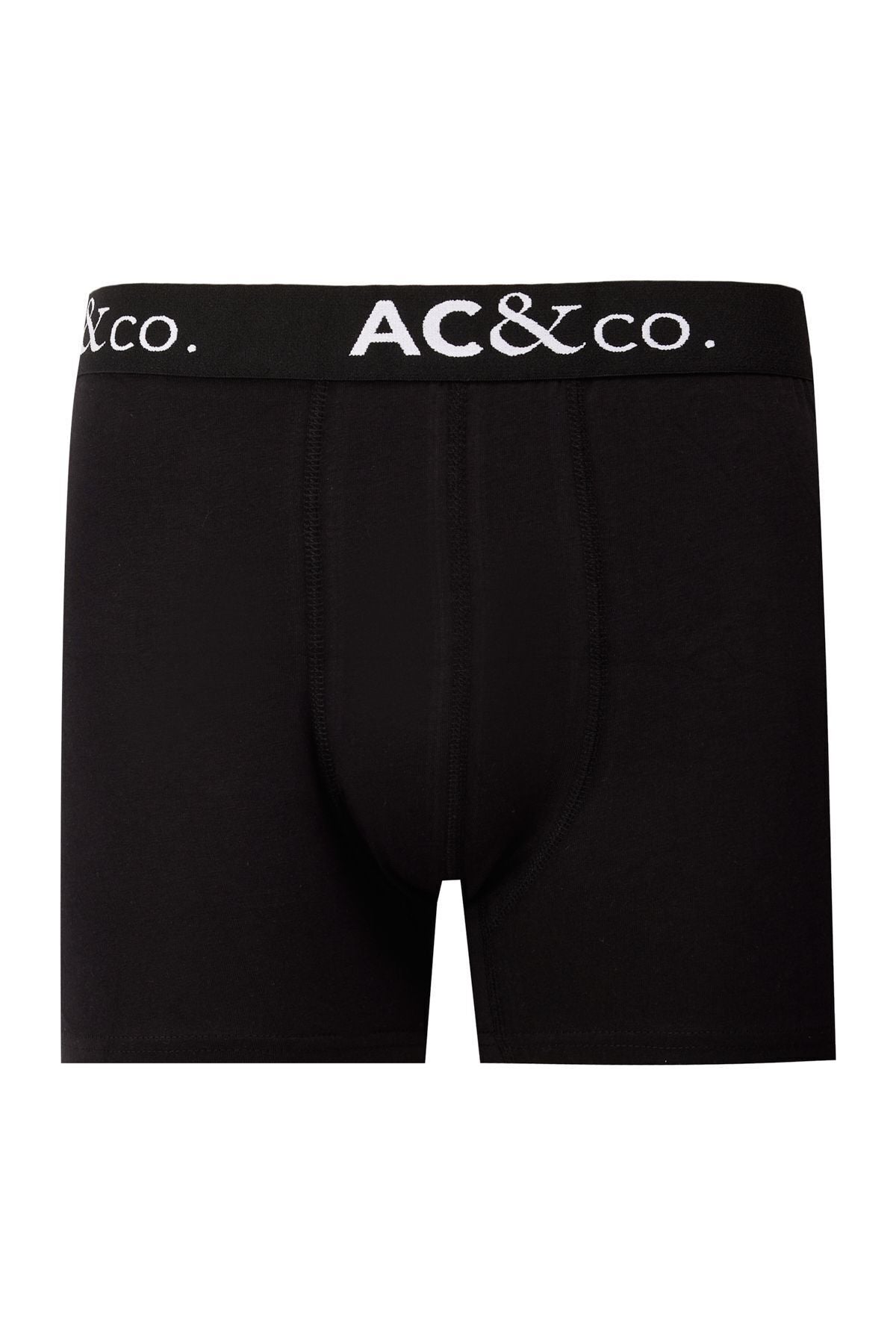 Men's Black Cotton Flexible 3 Piece Boxer Package