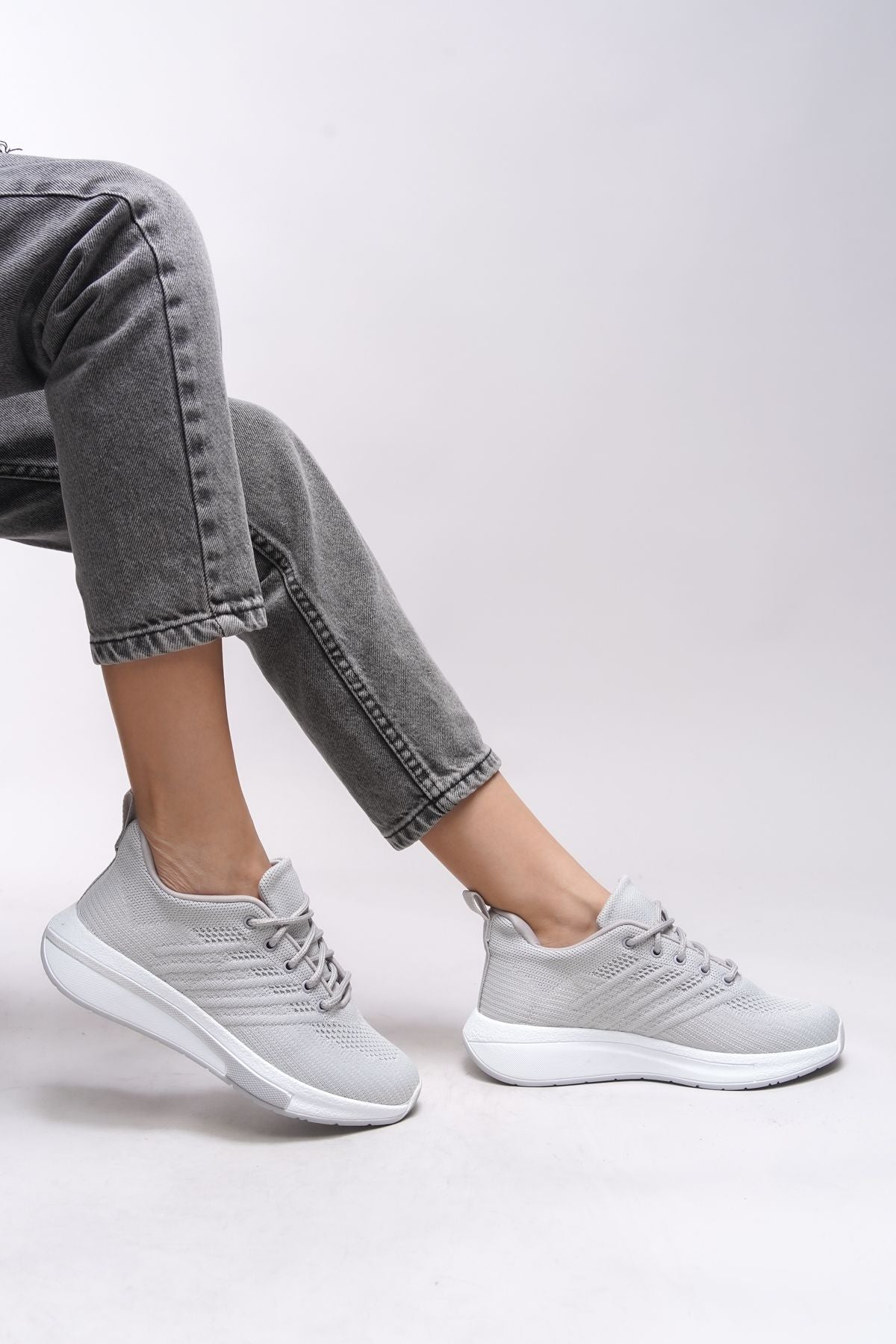 Qhasalzu Unisex Sneaker 0012118 Gri