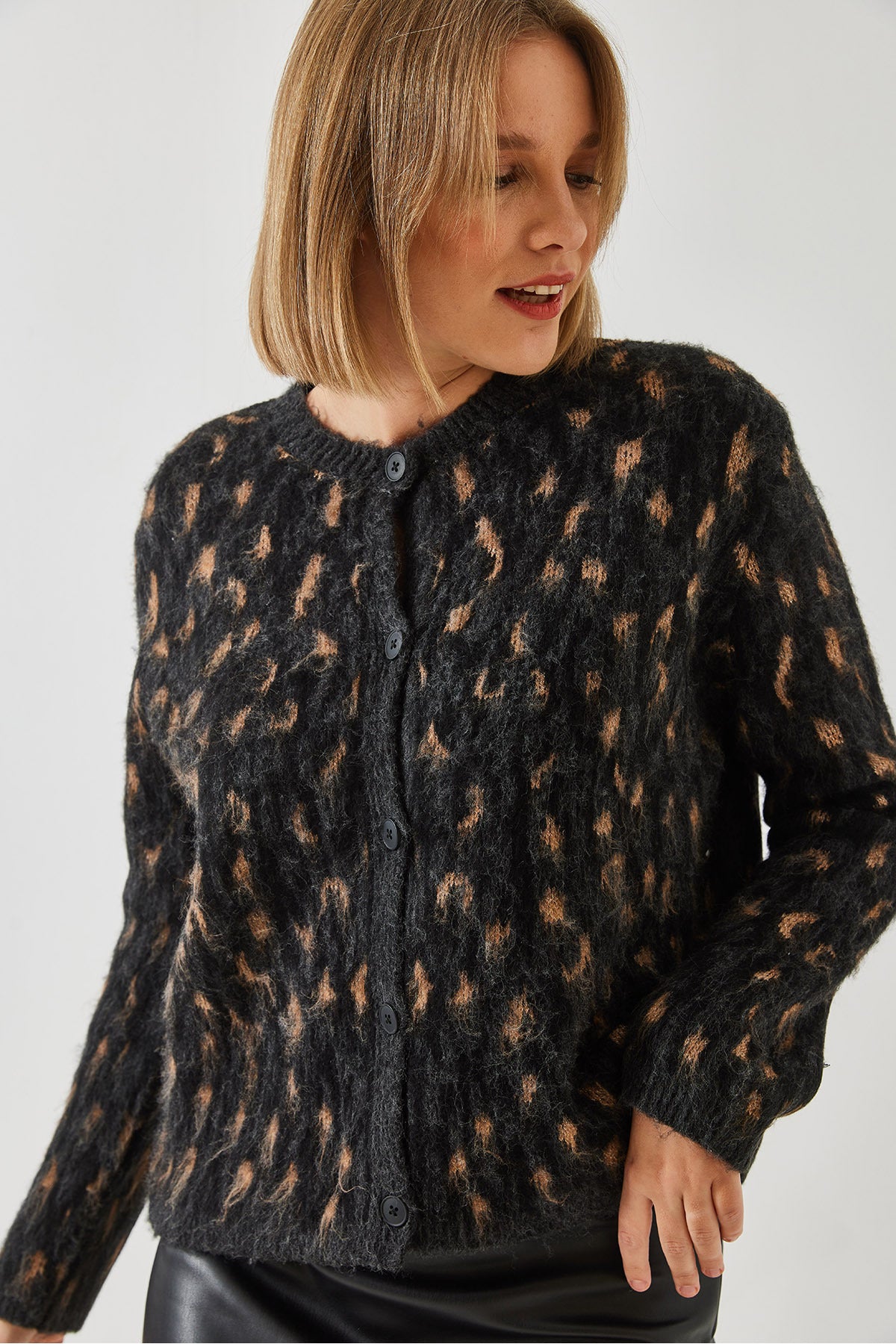 Women's Shawl Knitwear Cardigan 241087 60261042