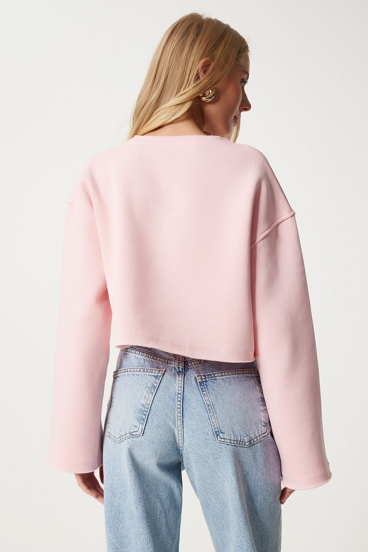 WOMEN'S PINK SWEATSHIRT NJ00154