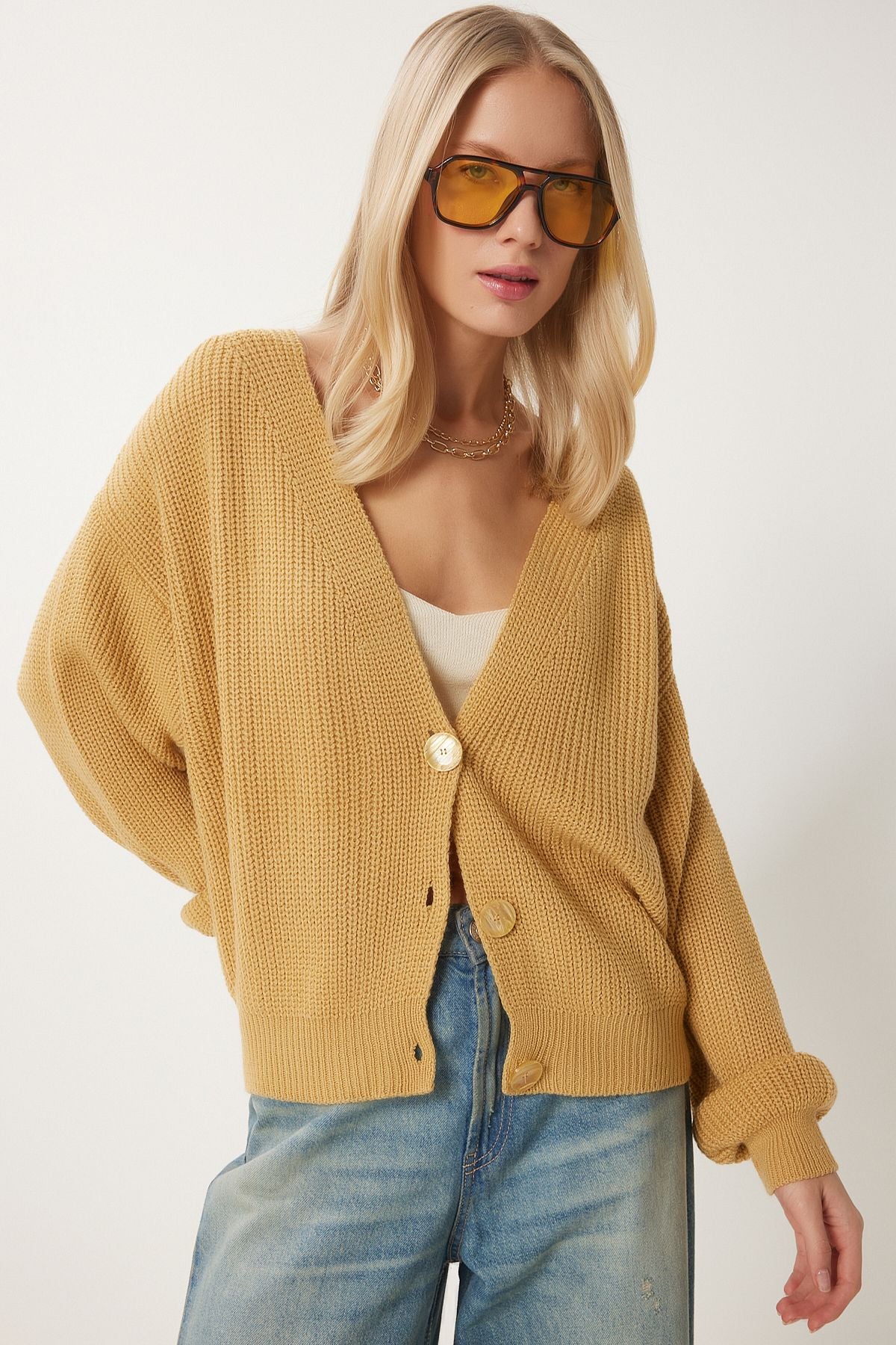WOMEN HARDAL V -YAKA KNIP CARTY CARDROHING MX00175