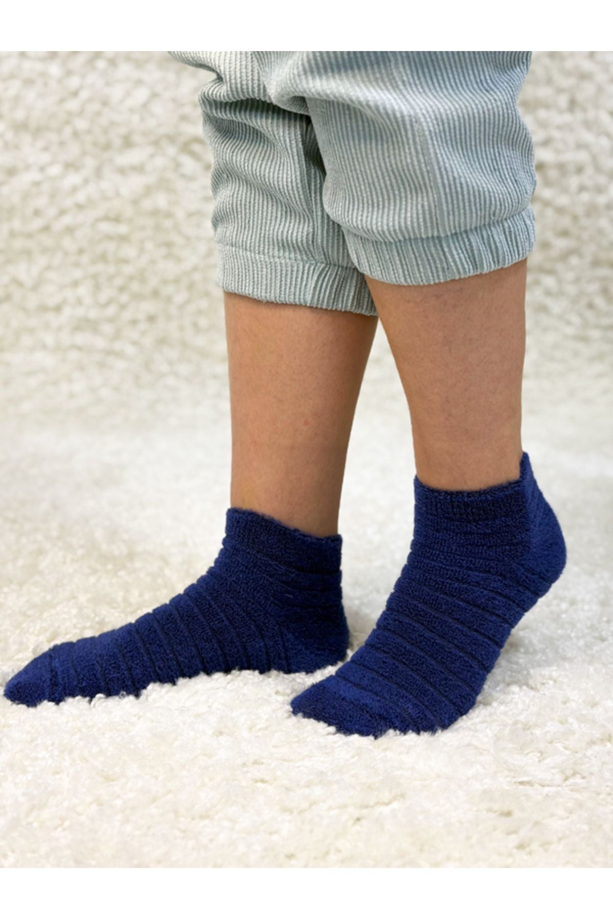 Woman Reverse Towel Thick Booties Socks ARM-24K132001