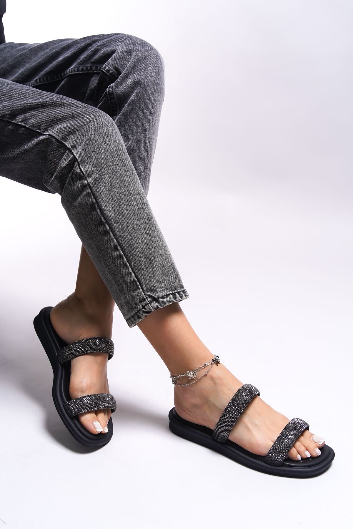 Emraiss Woman Slippers 0012116 Black