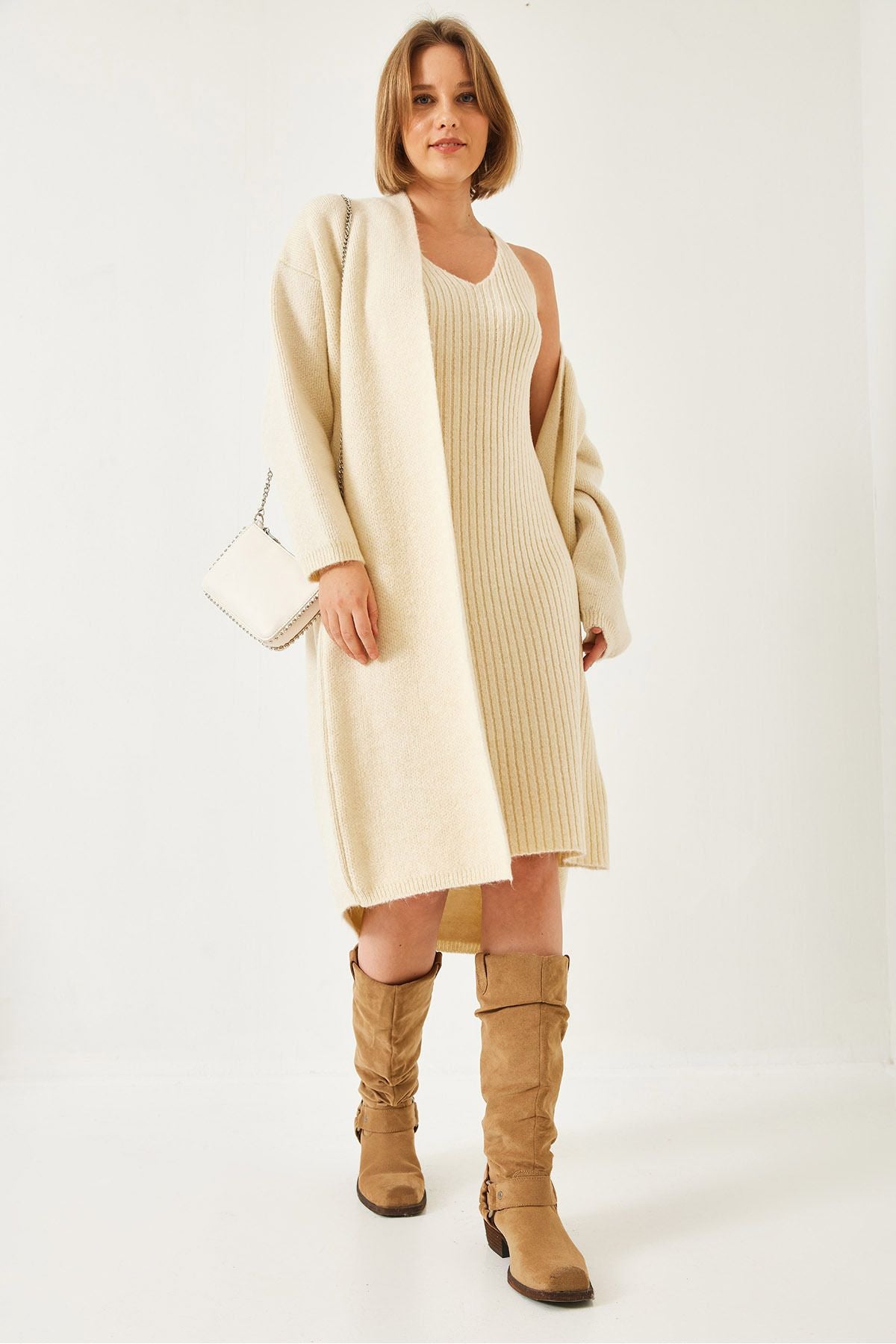 Women's dress and cardigan binary team 20247575