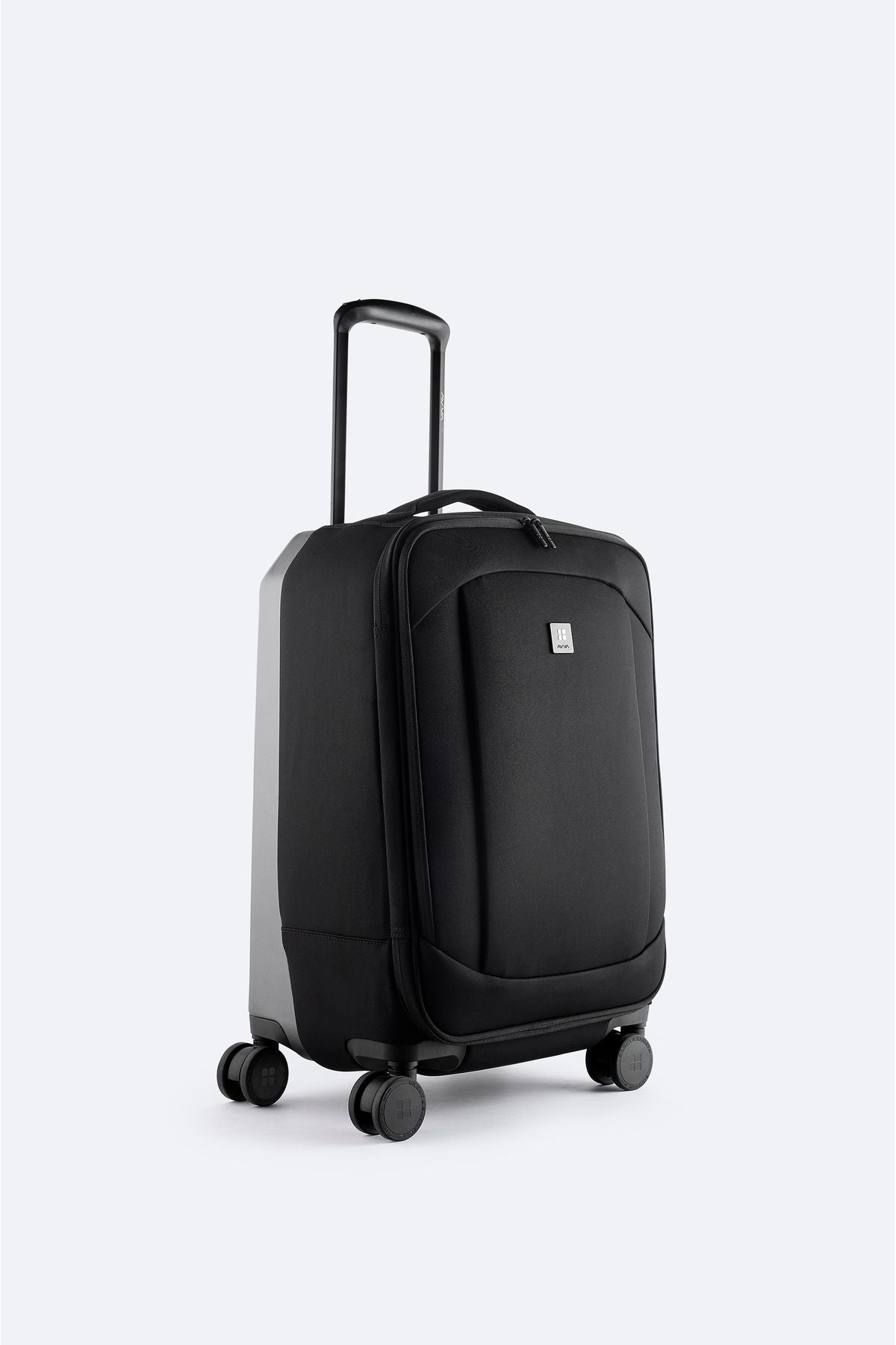 Men's black small size suitcase B008106