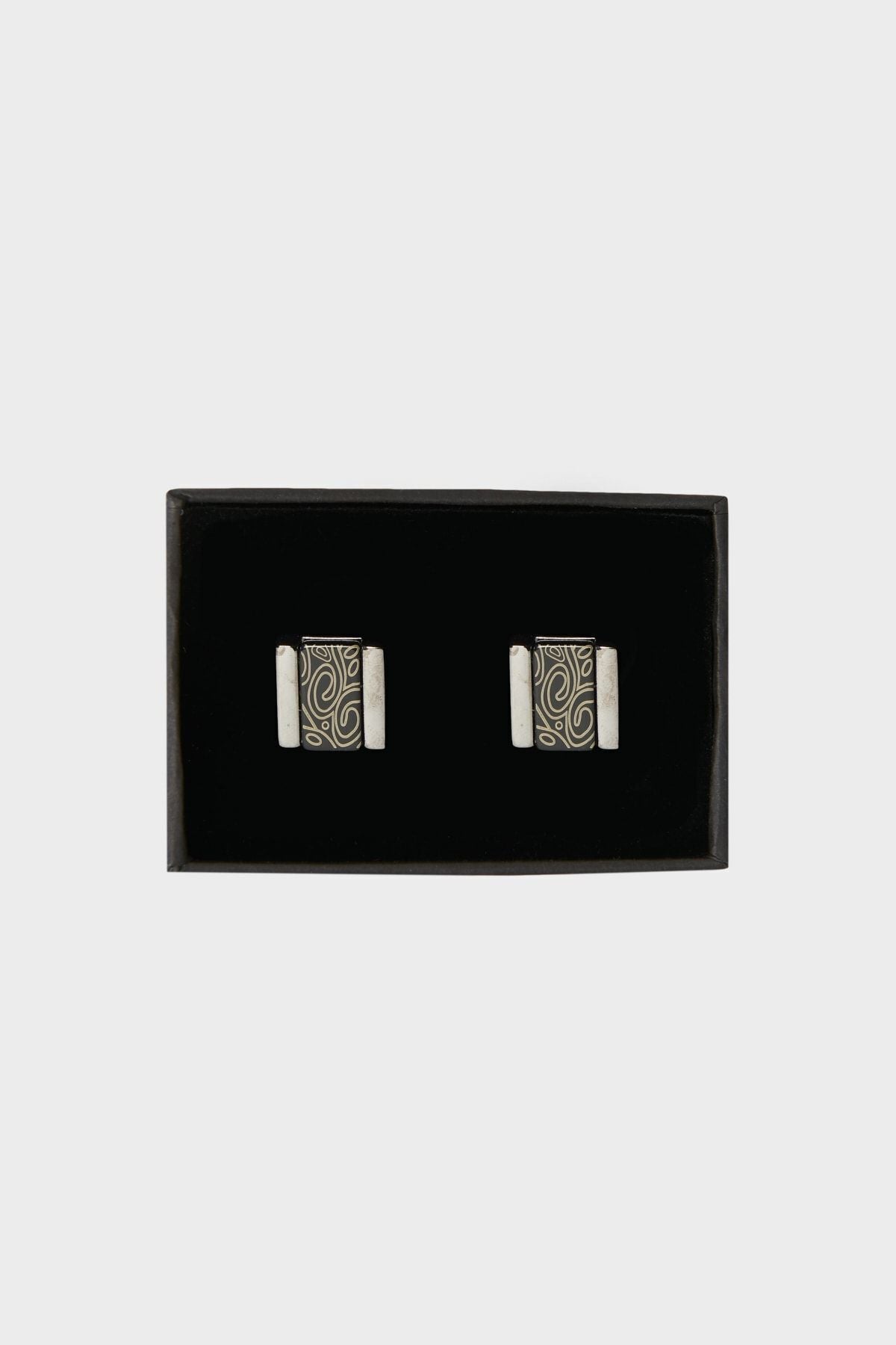 Men's Antracite Metal Special Gift Boxed Cufflink