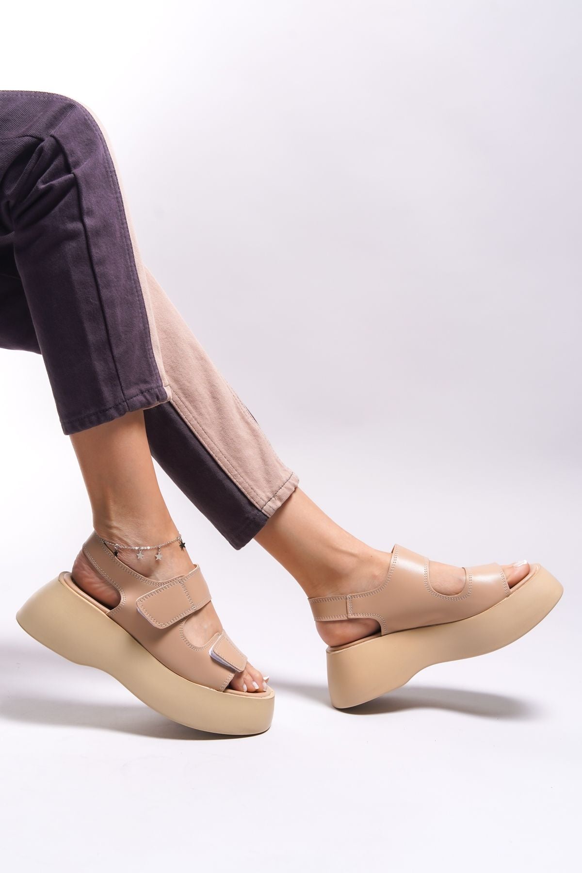 Olnesari Woman Sandals 0012804 Nude Skin