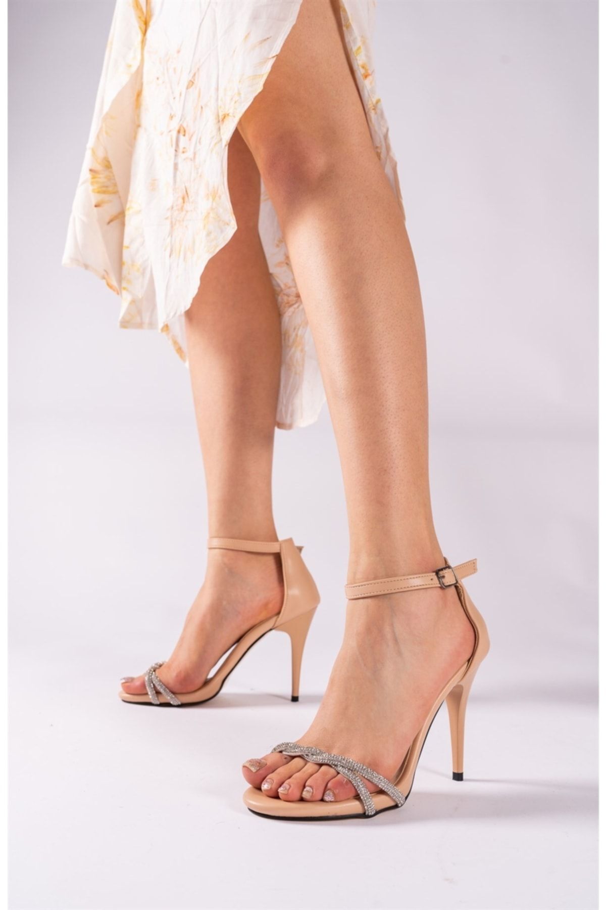 Nude Skin Women Heels Shoes 00121441