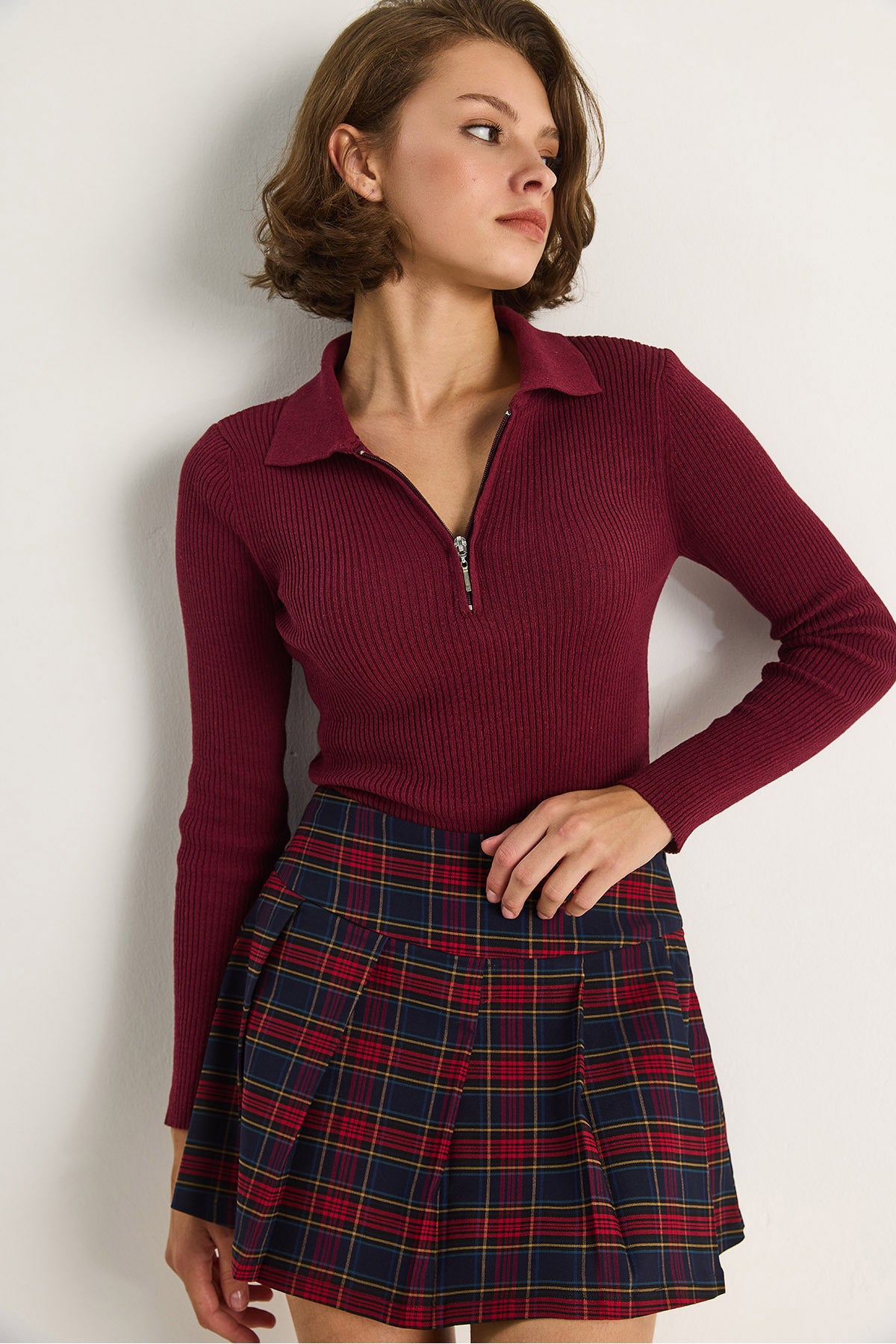 Women's Zippered Sweater 20246337