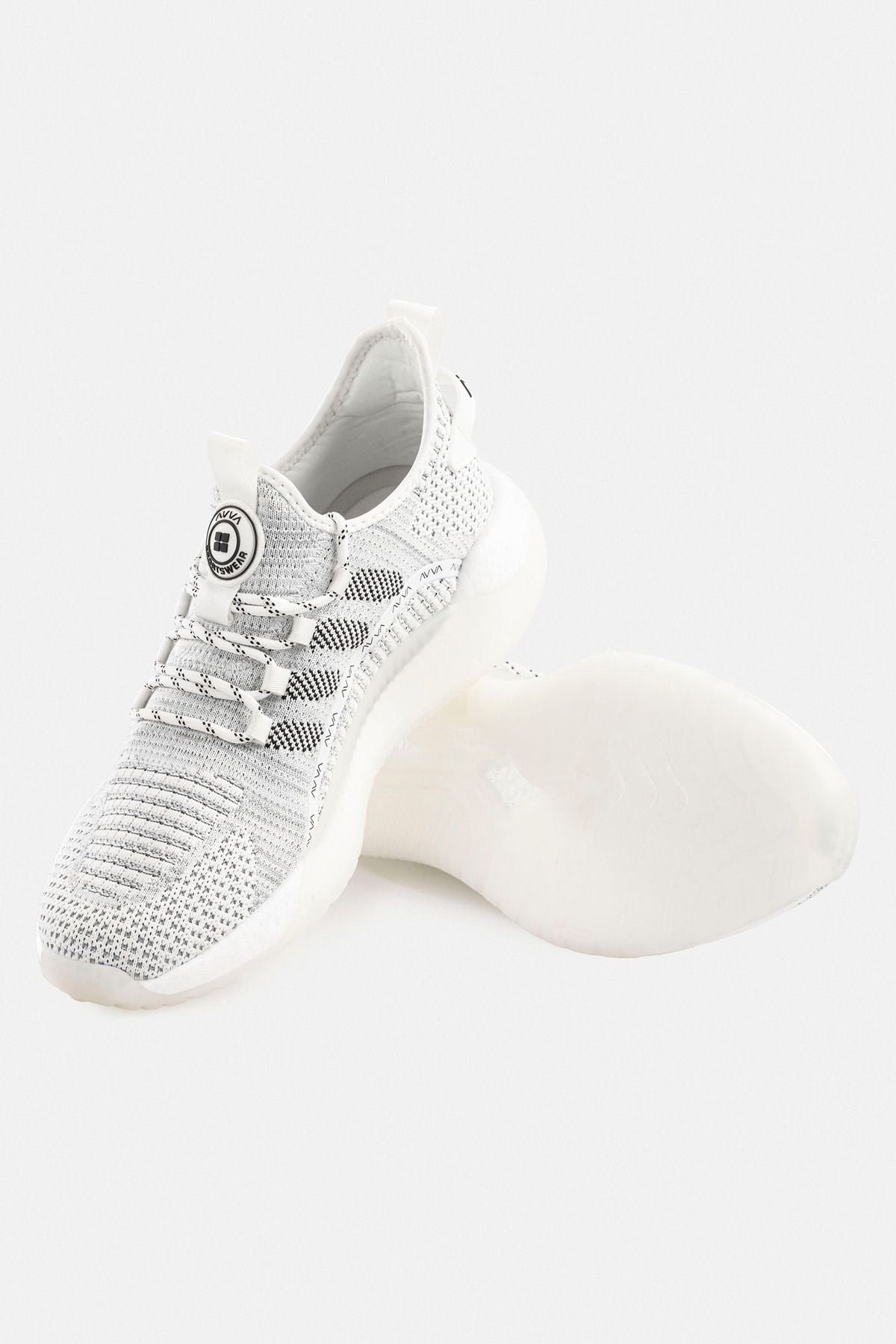 Men's light gray flexible floor sneaker shoes A41y8026