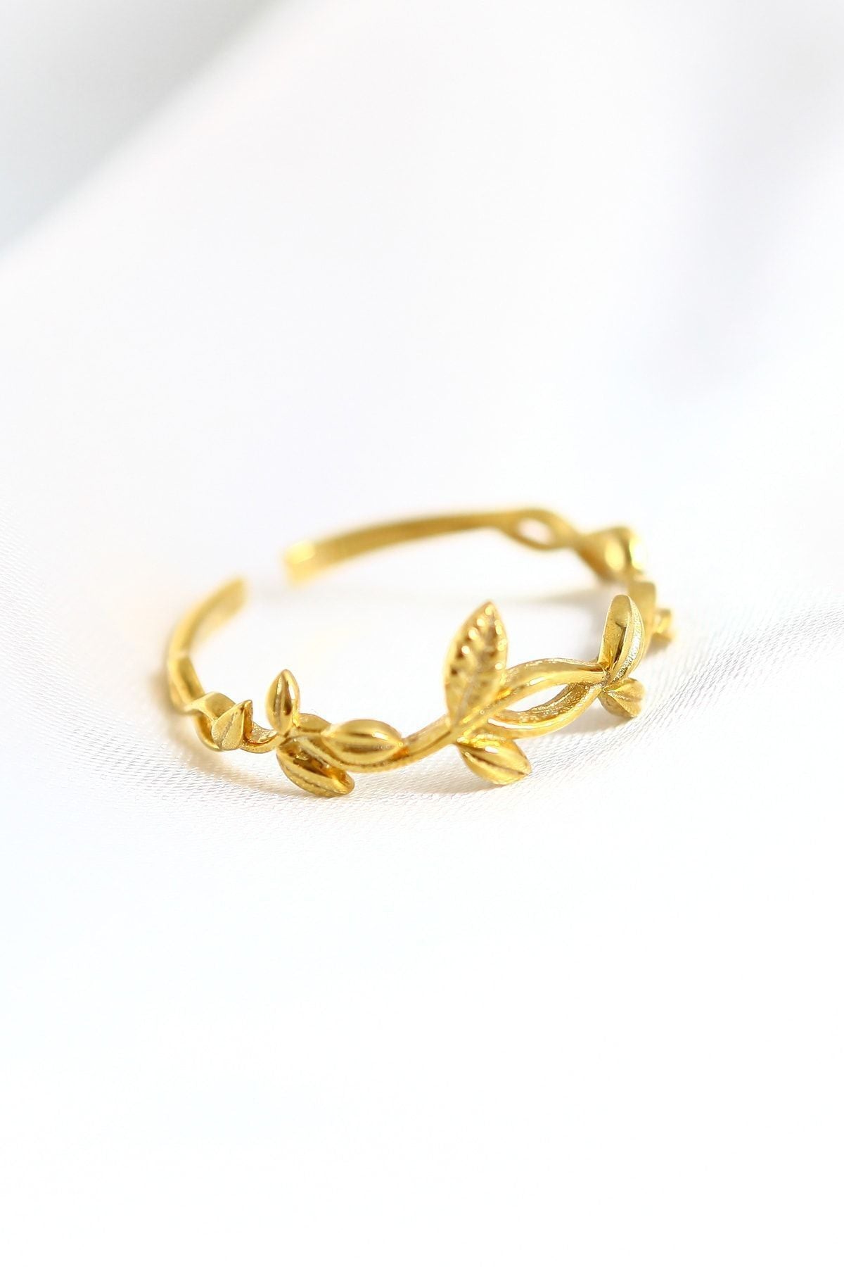 Love Sarmatizable Adjustable 14k Gold Plated Woman Ring
