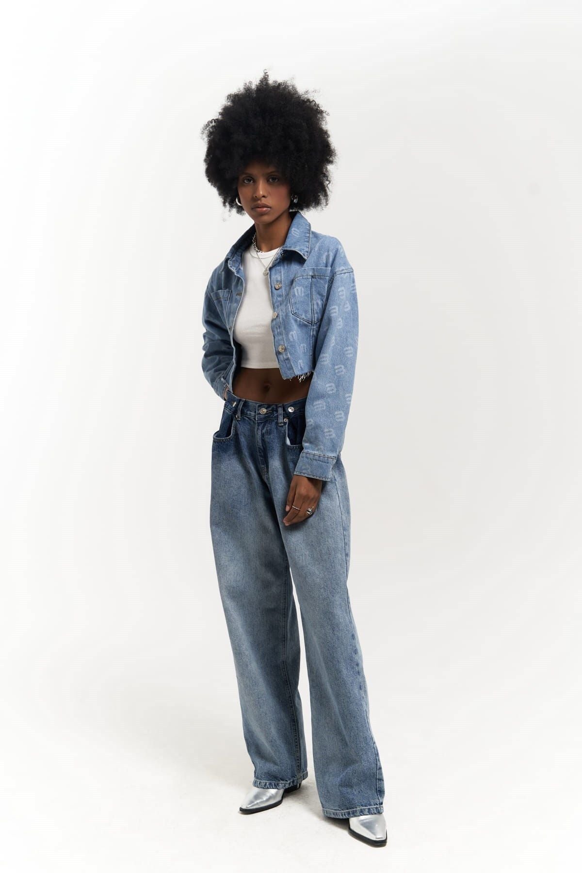 Darcey M Edition Blue Short Jean Jacket