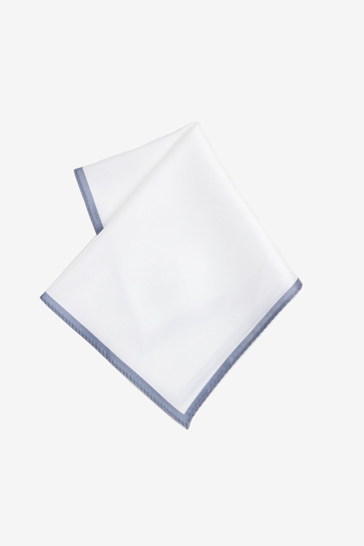 Men's white-gray handkerchief