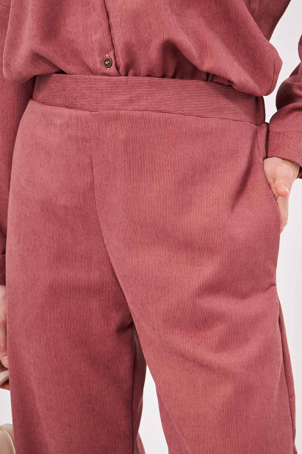 WOMEN'S ROSE SUBS FINE VELFE PALAZZO Pants ARM-25K001009