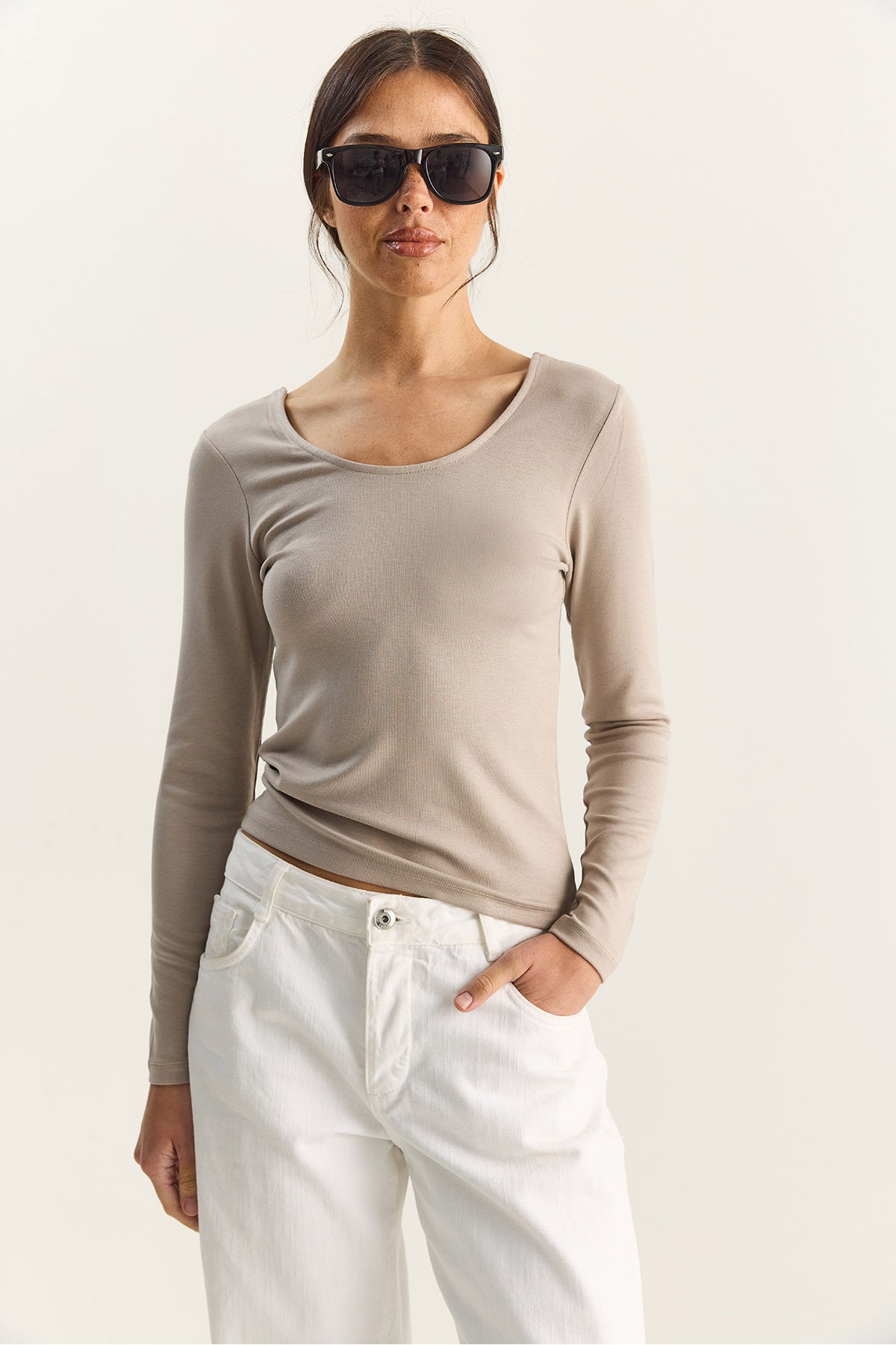 Women's Ultra Soft U Neck Blouse 122 60283831