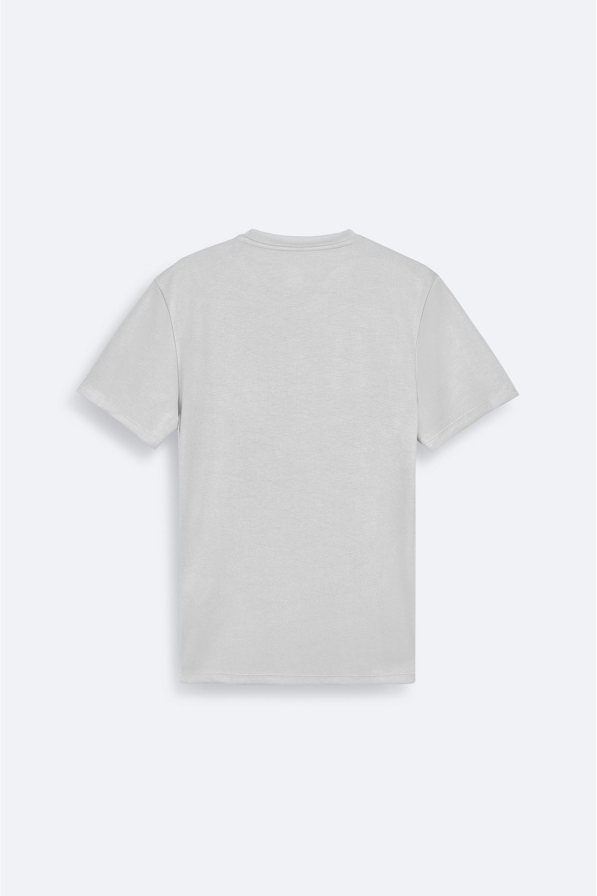 Men's Light Gray Printed Cycling Cyprus Interlok T-shirt A41y1174