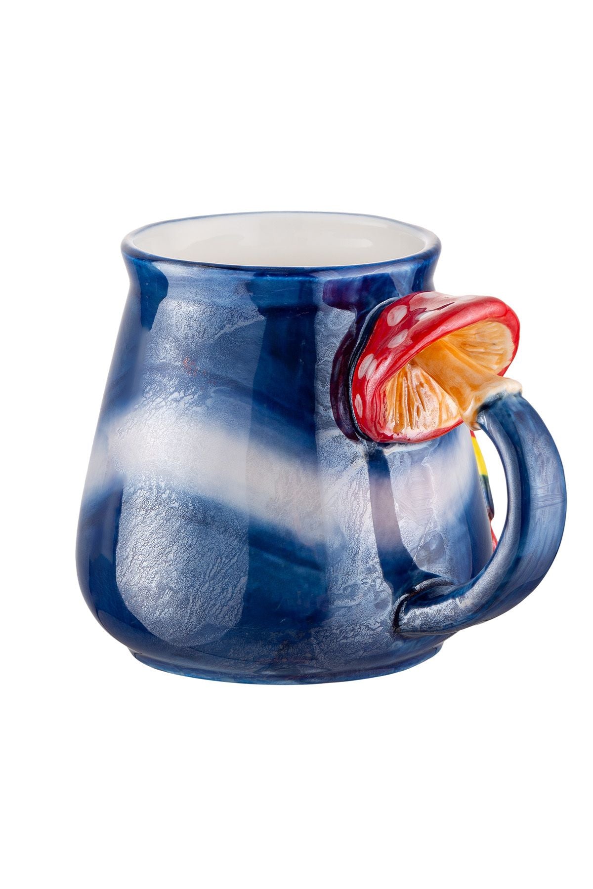 Istanbul porcelain tropical cup 400 ml navy blue