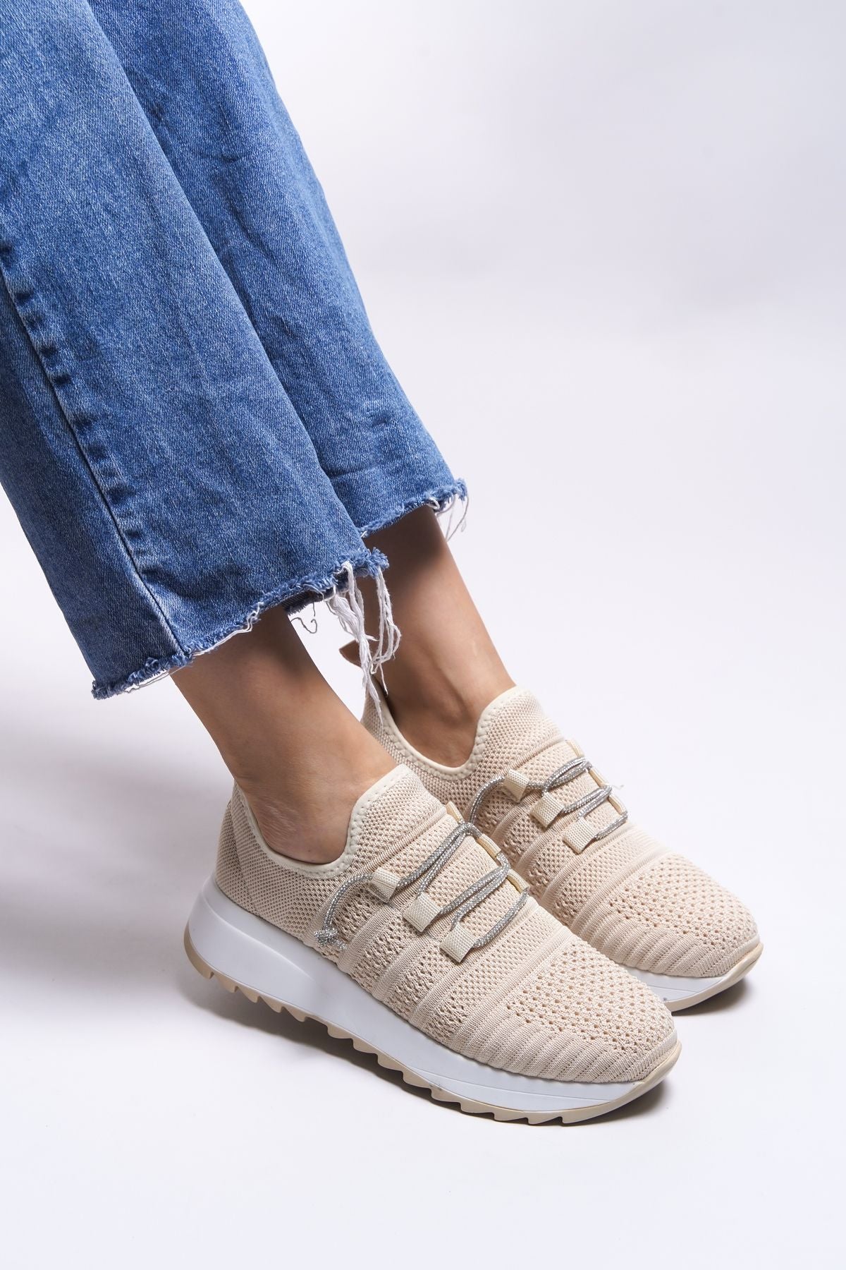 Milnsari Women Sneaker 0012500 Beige