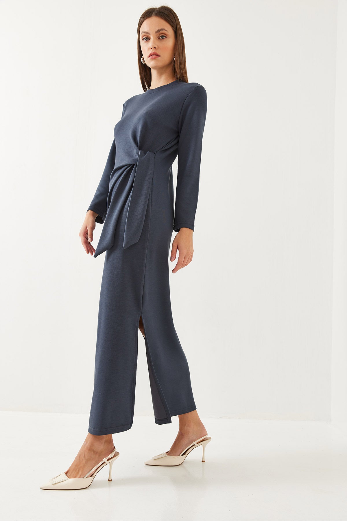 Women's Tie Detailed Modal Dress 60351002