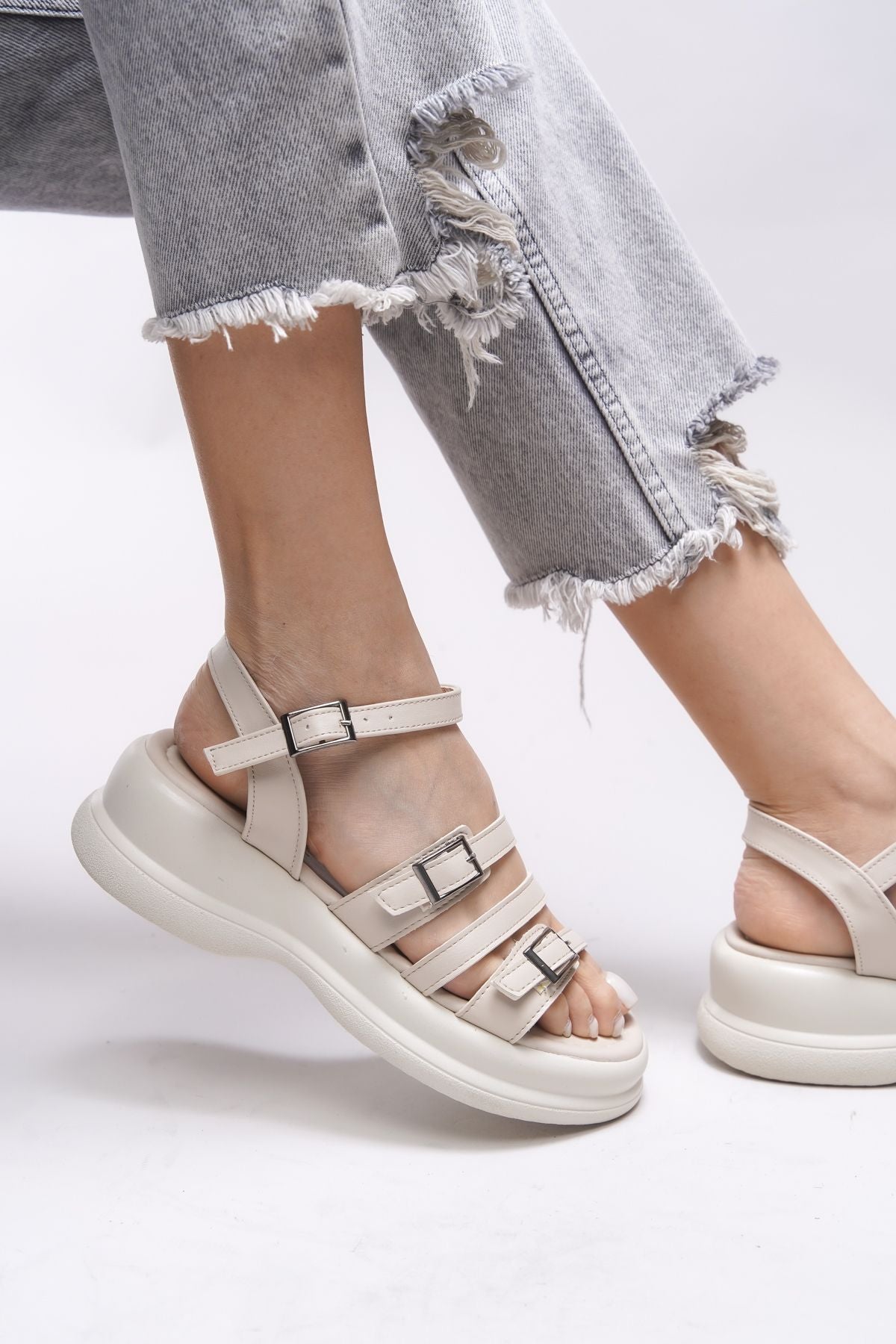 Oselnath woman sandals 00121025 beige