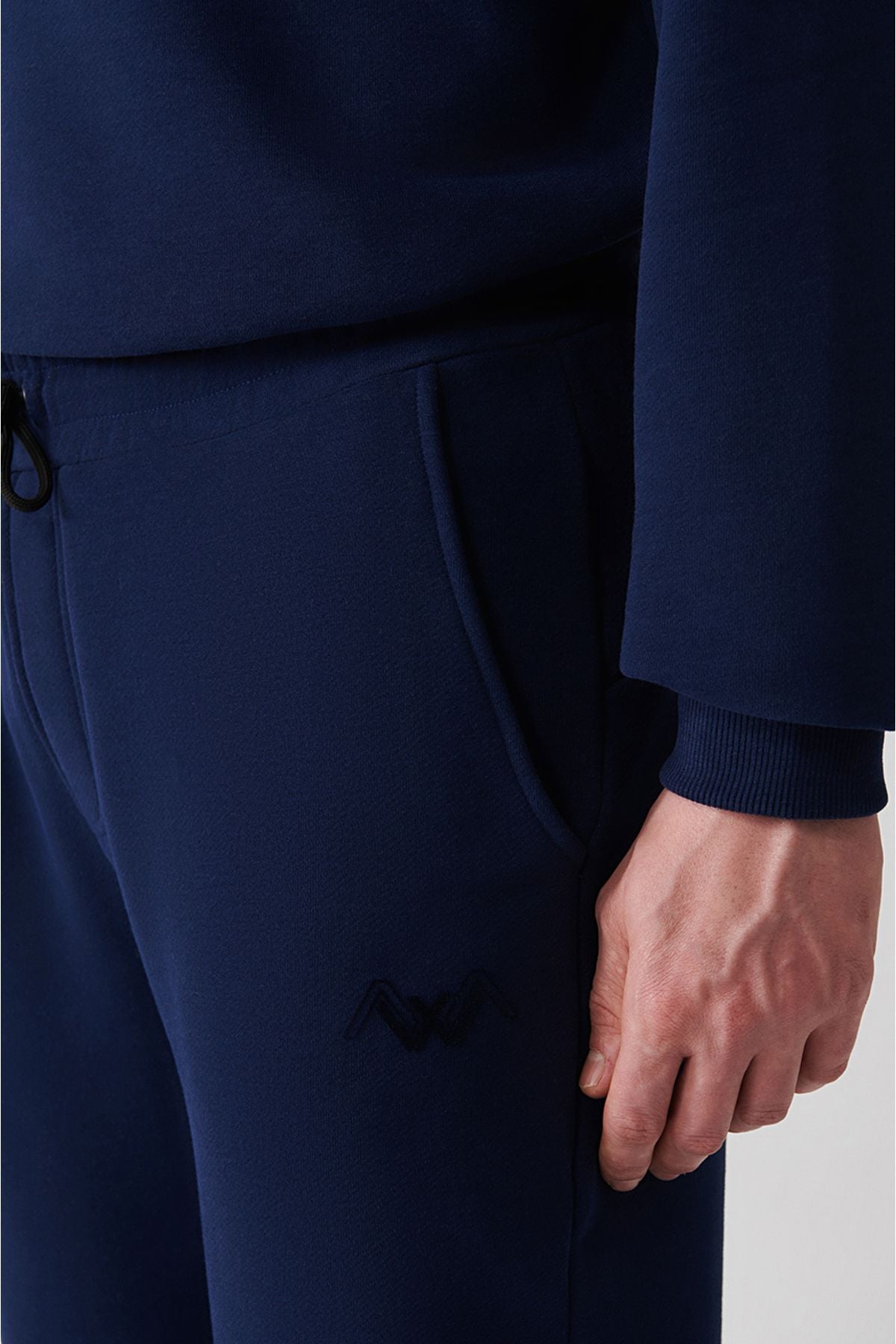 Men's Navy Blue Waist Laccik 3 -Trustless Stock Stock Six A32Y3456