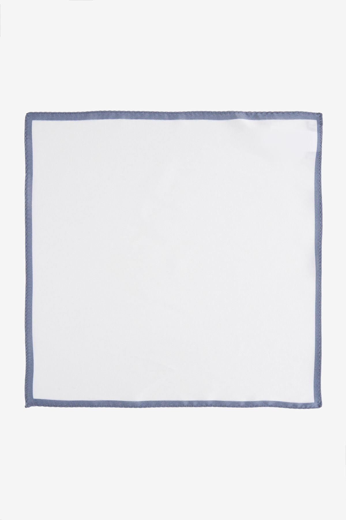 Men's white-gray handkerchief