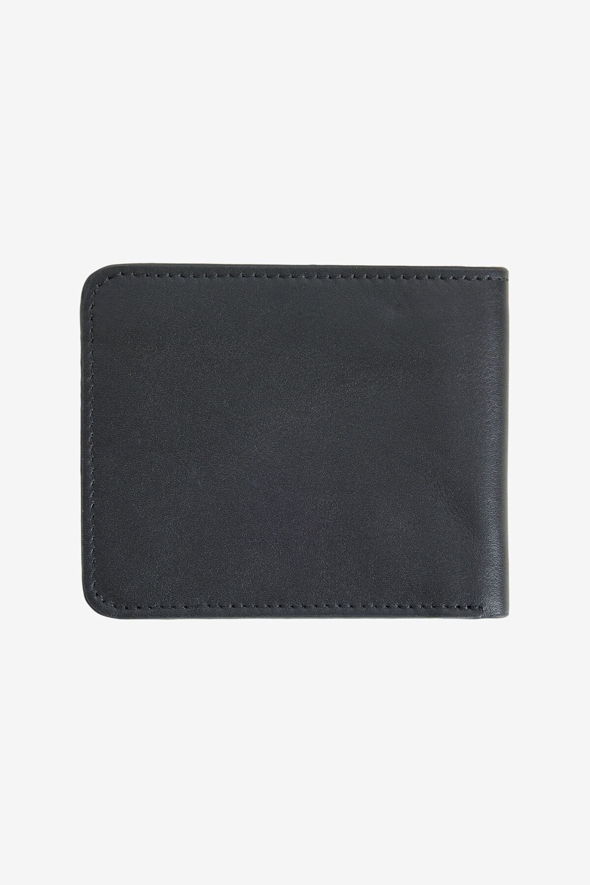 Men's black 100 %leather wallet