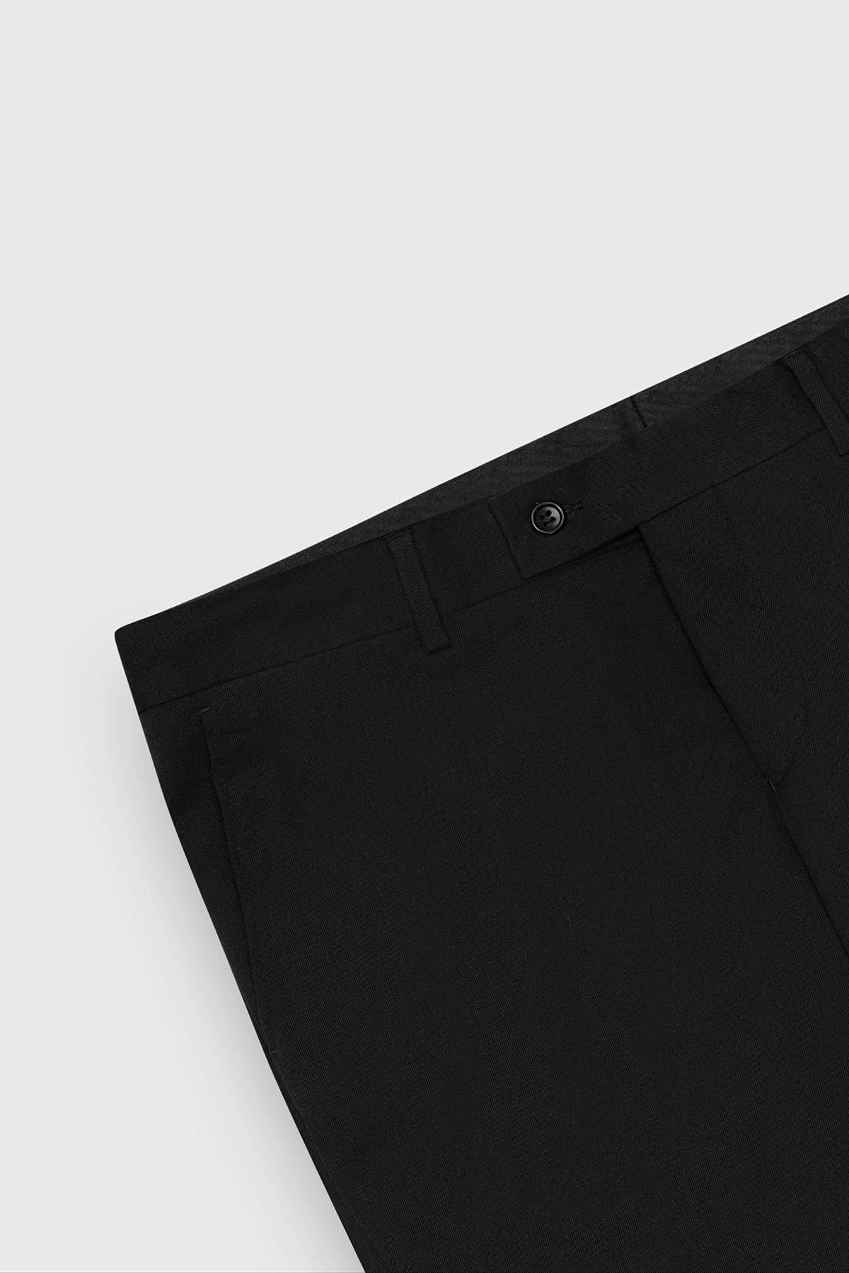 Men's black regular fit comfortable cutting side pocket classic pants