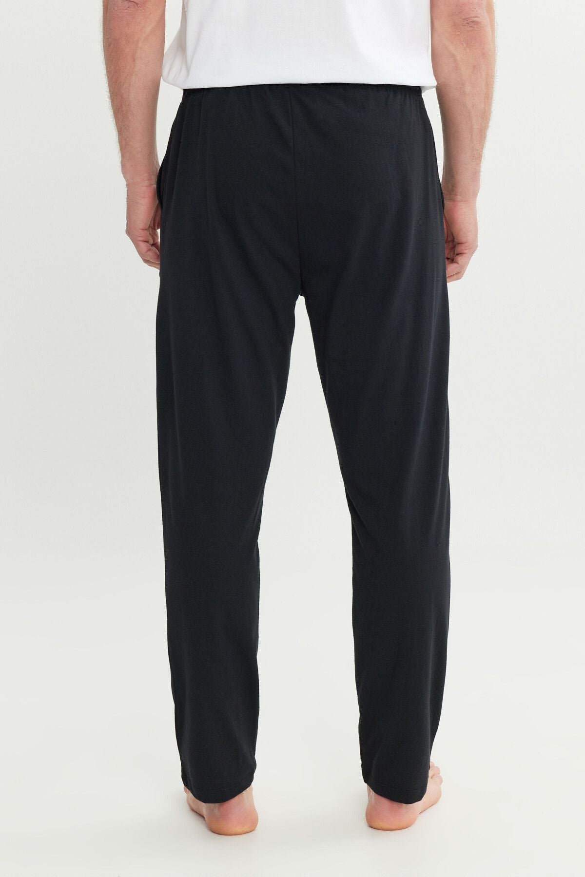 Men's Black Cotton Standard Fit Pajam