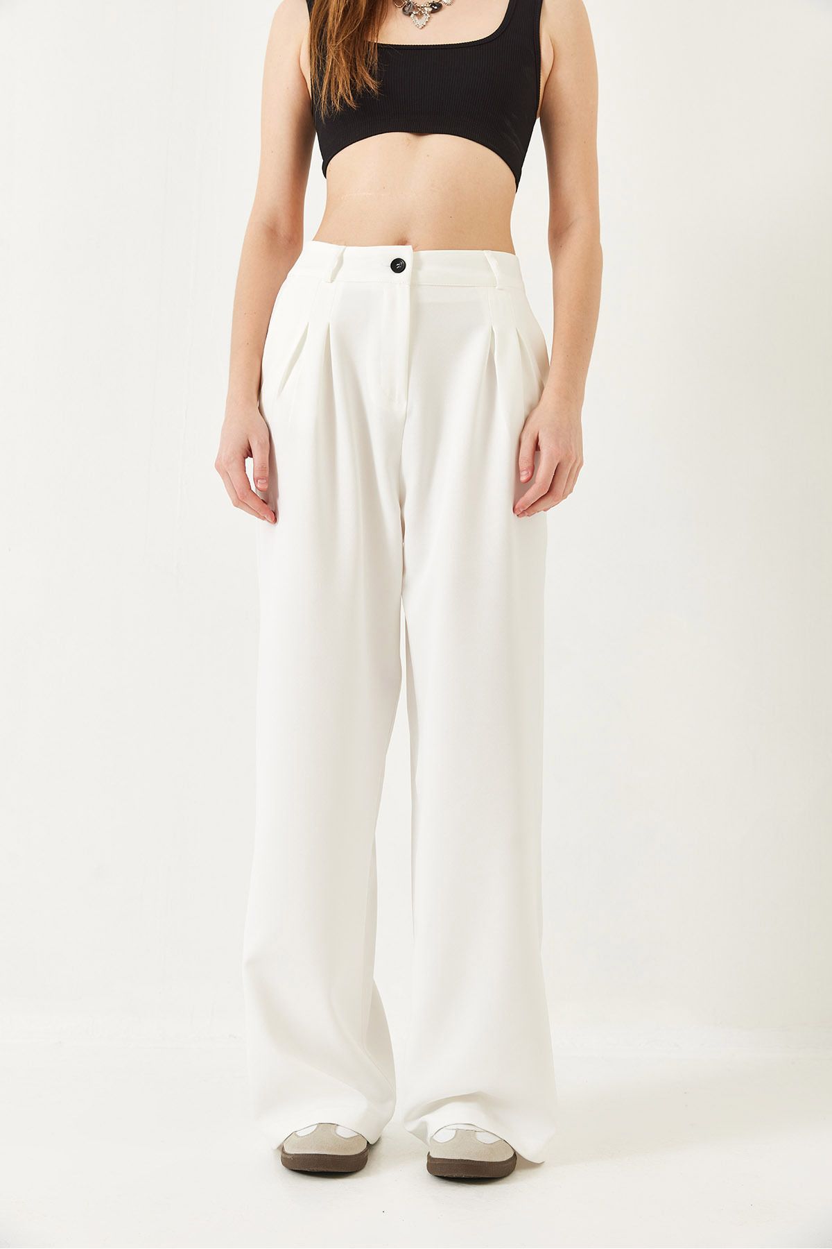 WOMEN'S WIDE POÇA MASKENDİK DISTRIBUTION Pants 60271019
