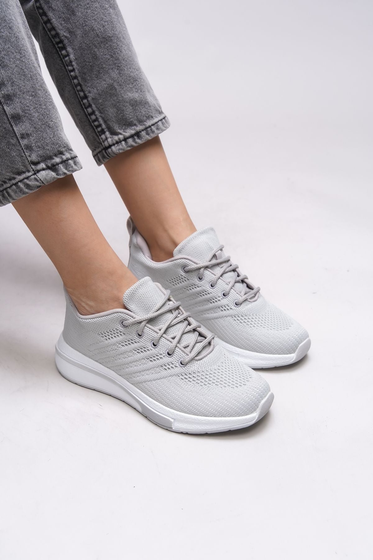 Qhasalzu Unisex Sneaker 0012118 Gri