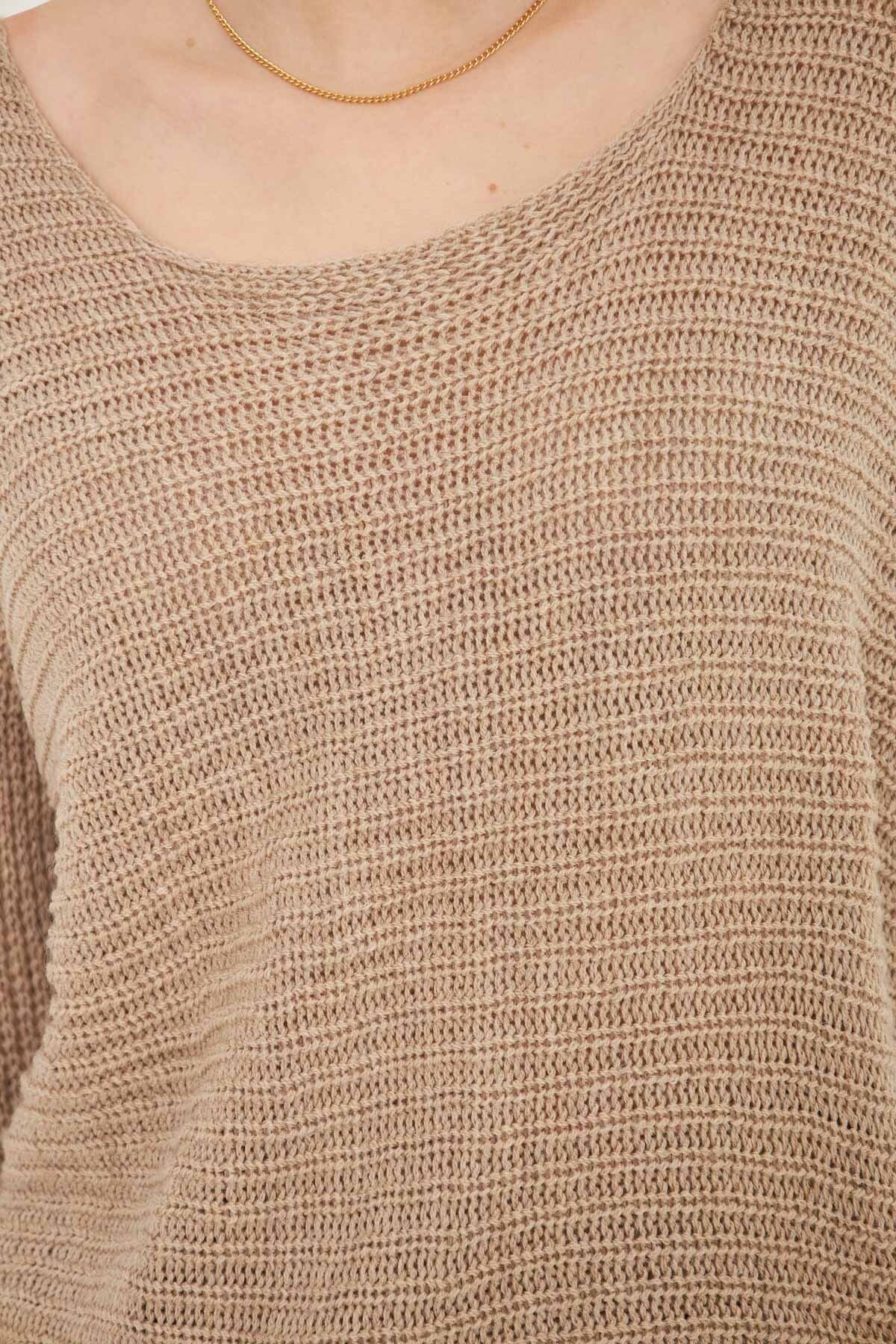 Female mink Thessaloniki shabby knitwear sweater ARM-21K012010