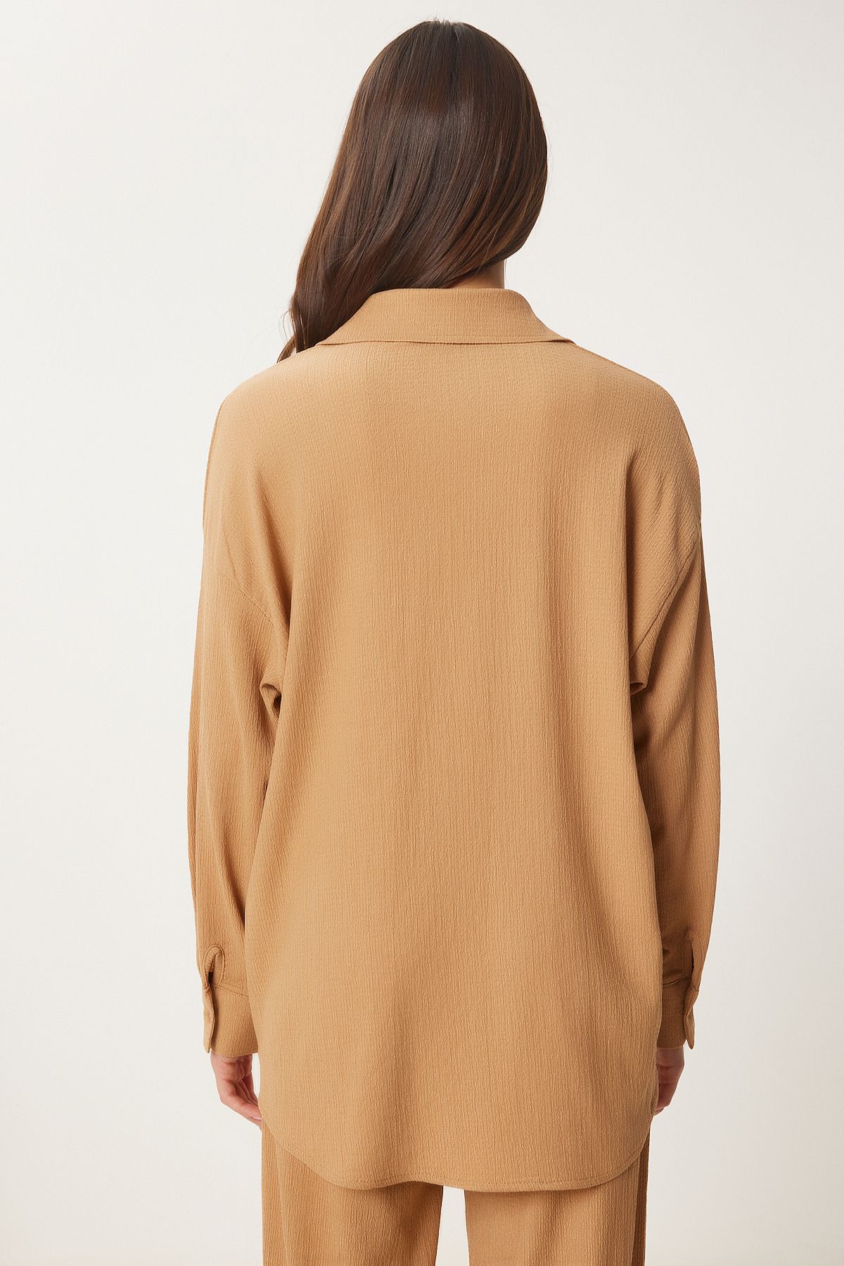 Female Biscuit Casual Knitting Shirt Pants Set KH00090