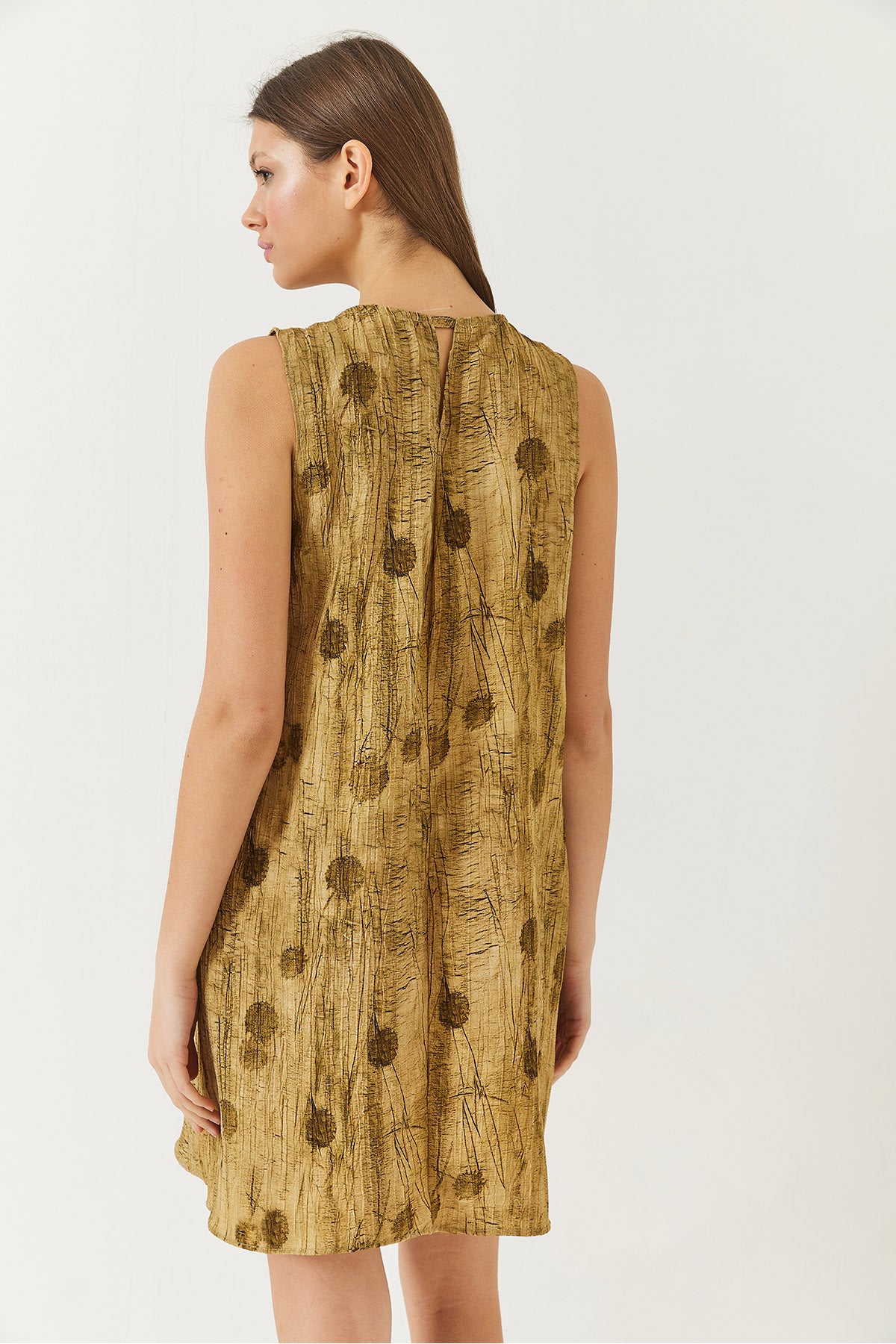 Women's A-Line Pocket Detailed Printed Dress 70306 60271062