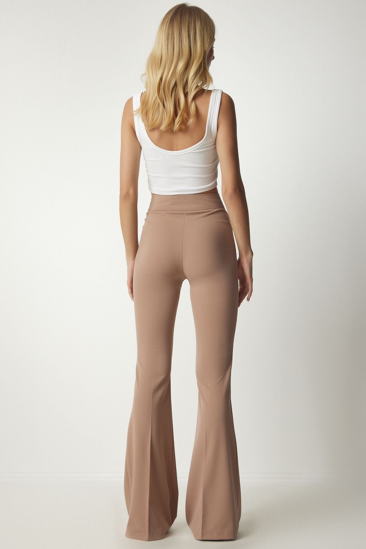 Female Beige Spanish trousers MS00012