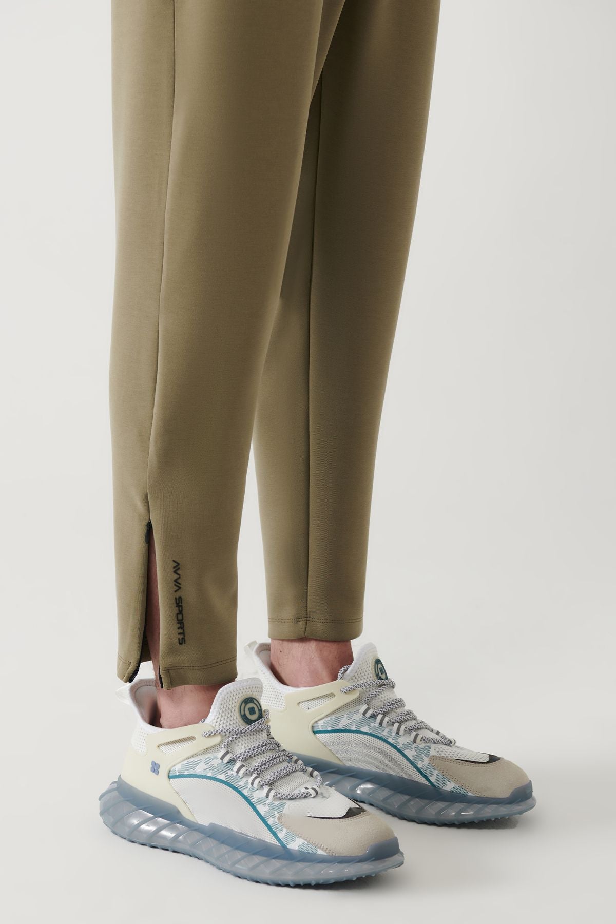 Male Khaki Soft Touch Zipper Paçalı Service Six A41y3401