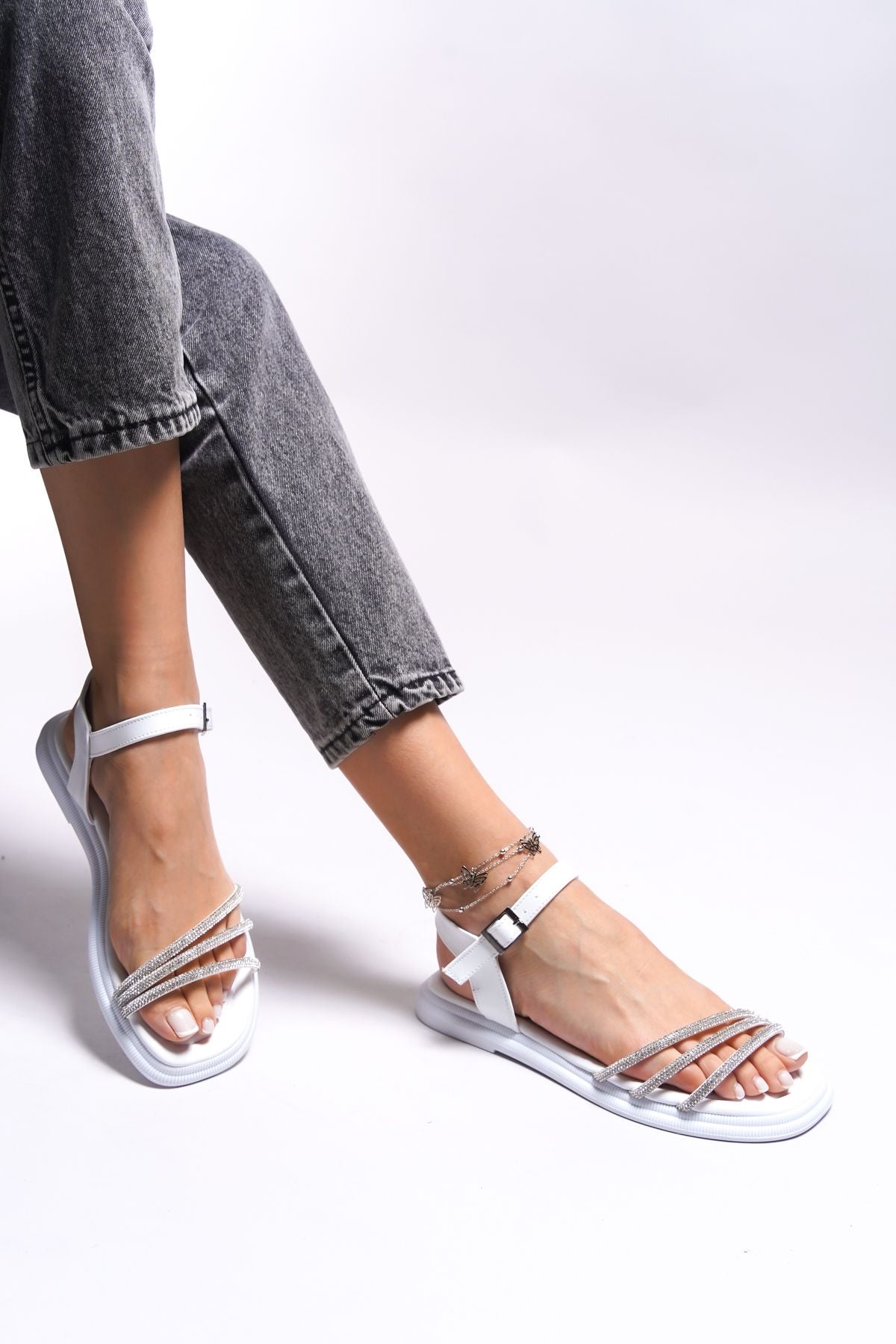 Varvaesh Woman Sandals 0012110 White