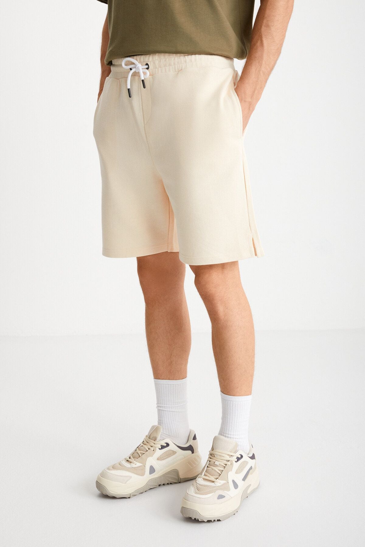 Uncertain Men's Comfort Fit Vanilla Shorts & Bermuda