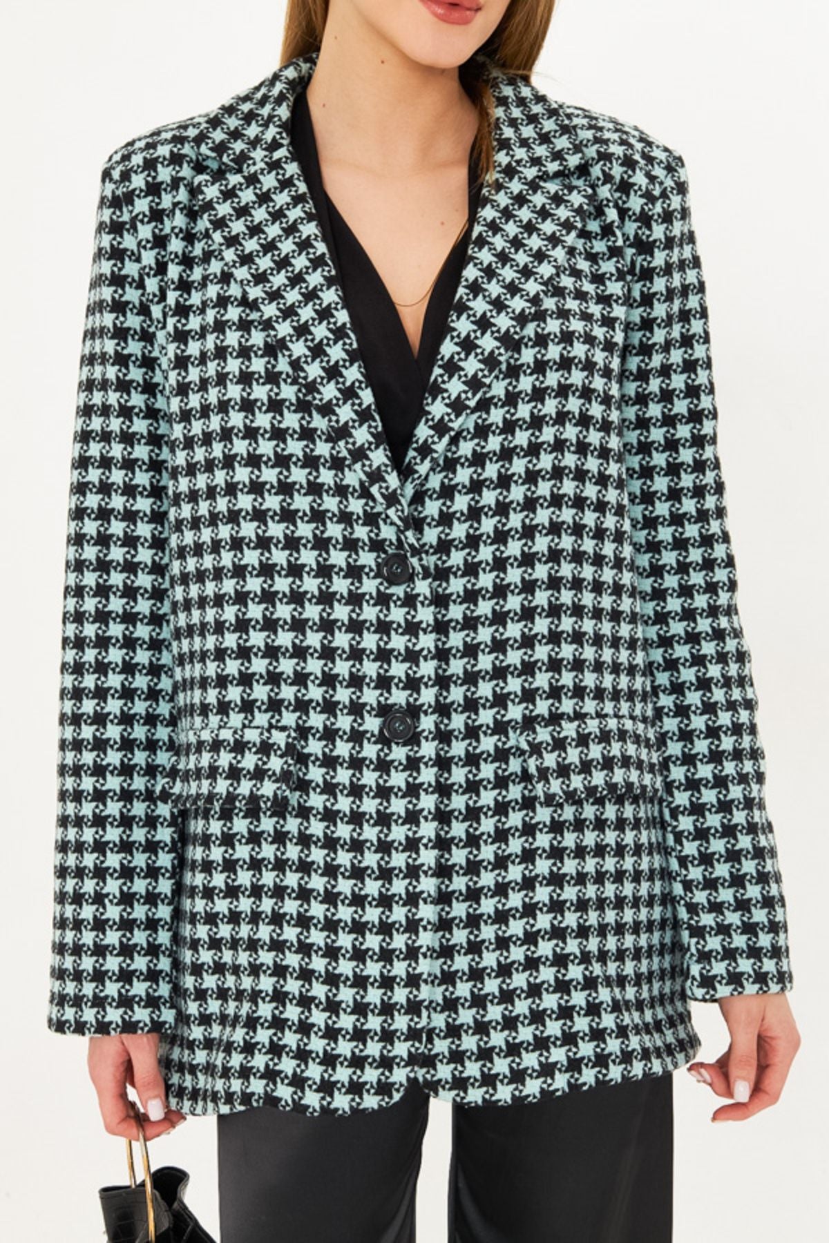 Female Mine Men's Collar Pocket Cover with a homeland oversize jacket ARM-25K00106060