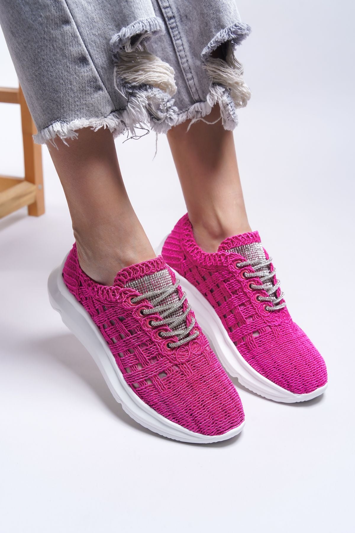 Thyyalin Woman Sneaker 0012151 Fuchsia