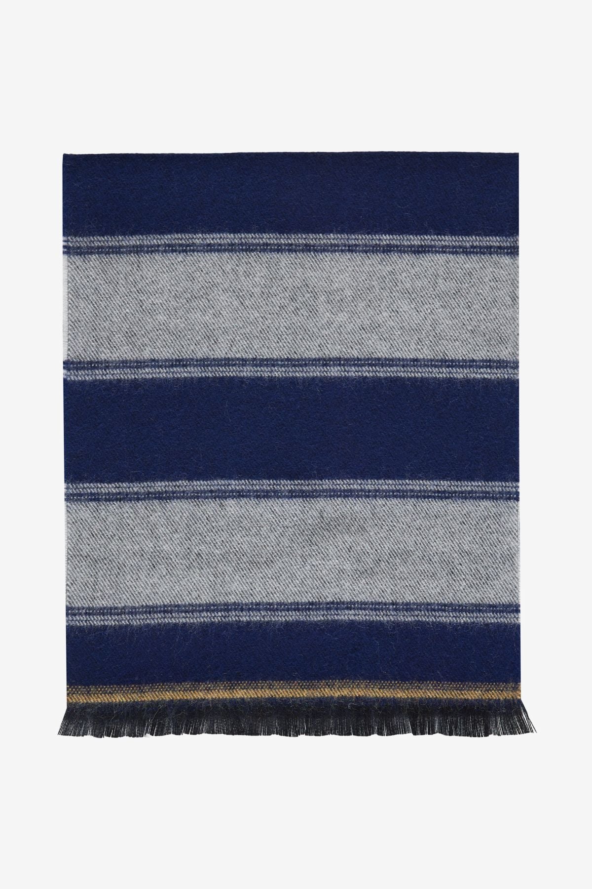 Men's navy blue-gray is hot holding knitwear scarf