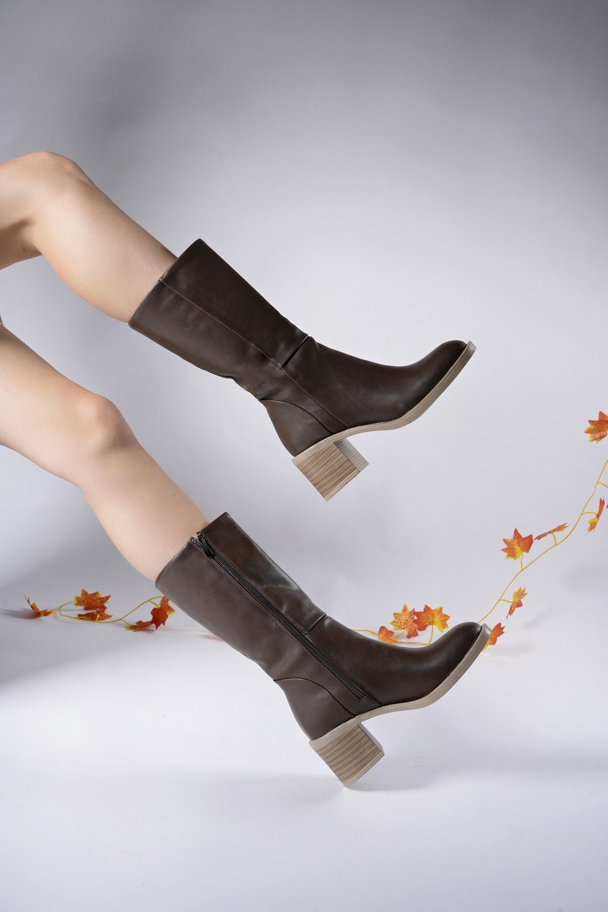 Women's Boots 0012711 Brown Skin