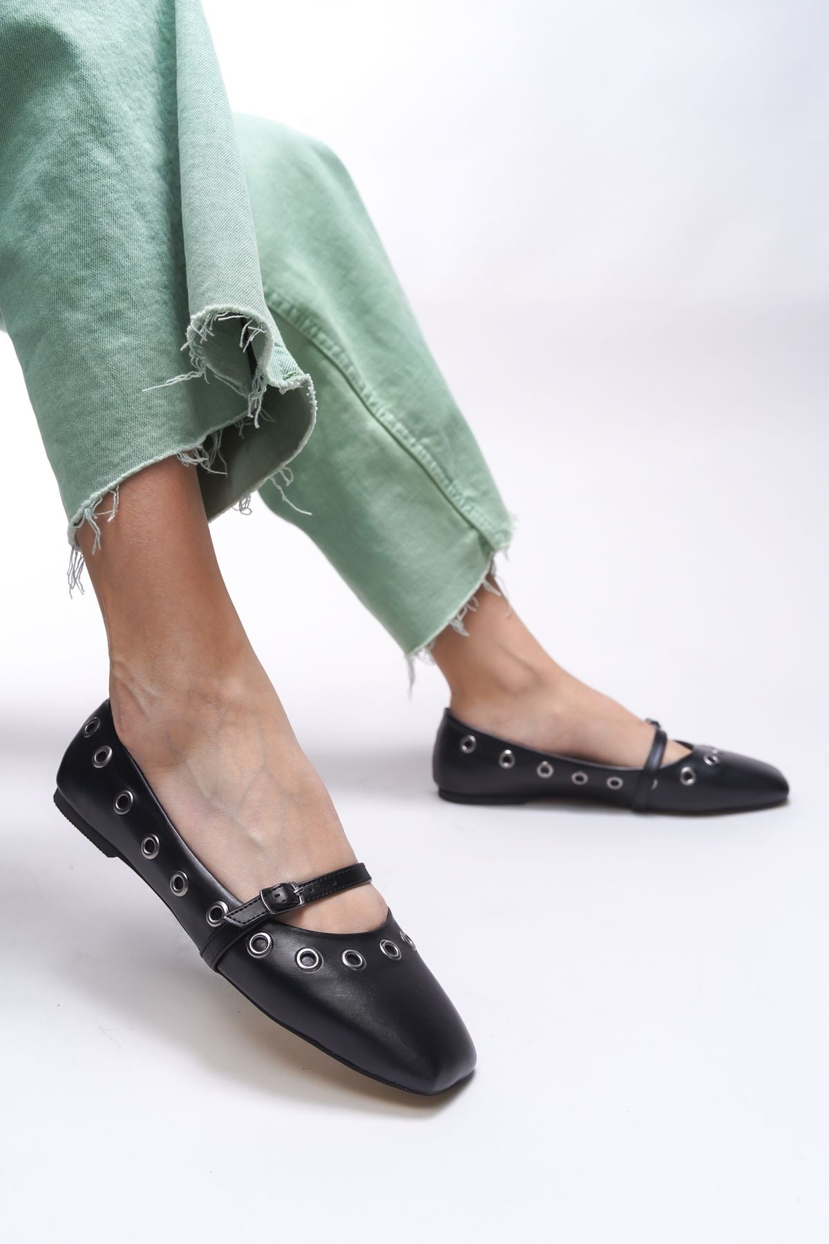 Thelmurn Kadın Babet 0012900 Black Skin