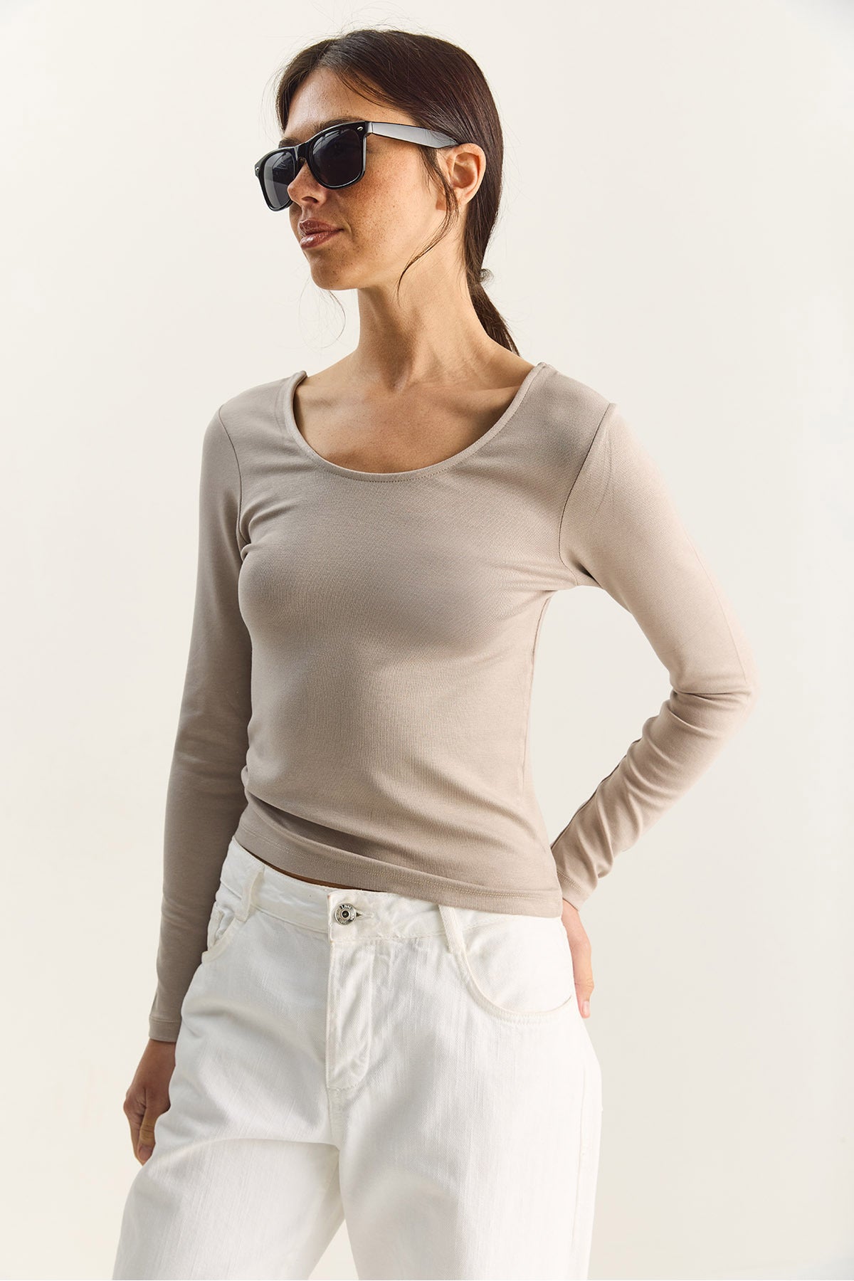 Women's Ultra Soft U Neck Blouse 122 60283831