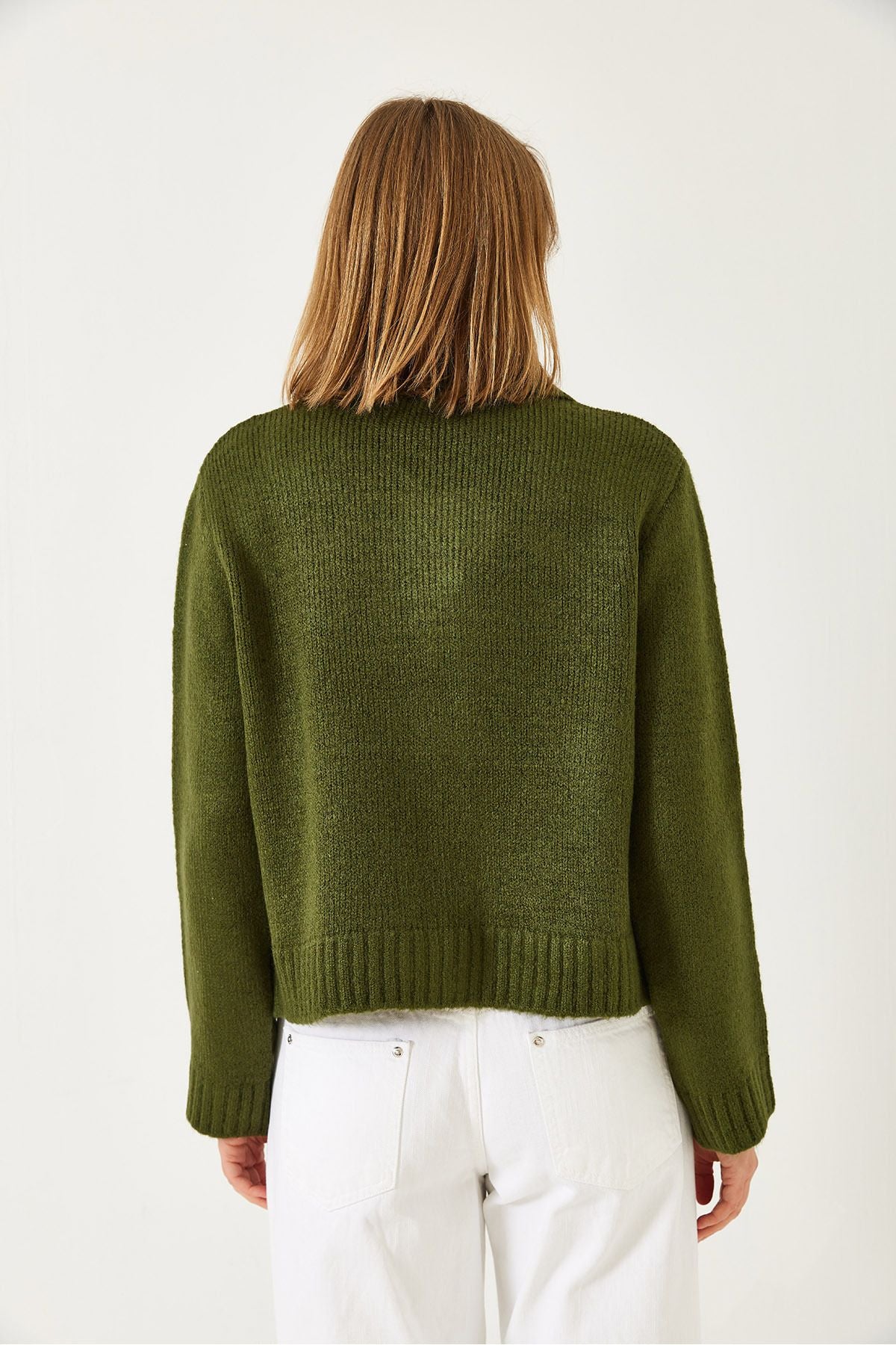 WOMEN'S THREE S button Triko Cardigan 241110