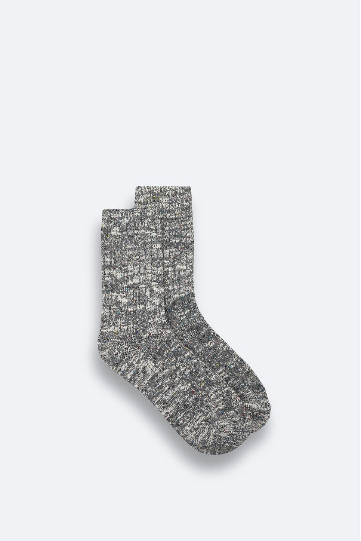 Men's gray cotton nopeli socket socks A42y8501