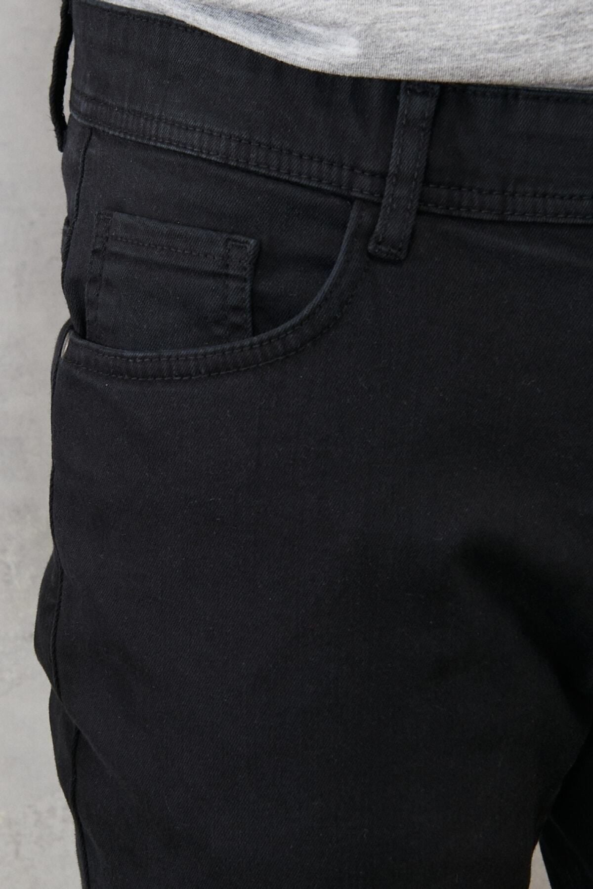 Men's black 360 degrees stretching in all directions, comfortable slim fit narrow cut pants