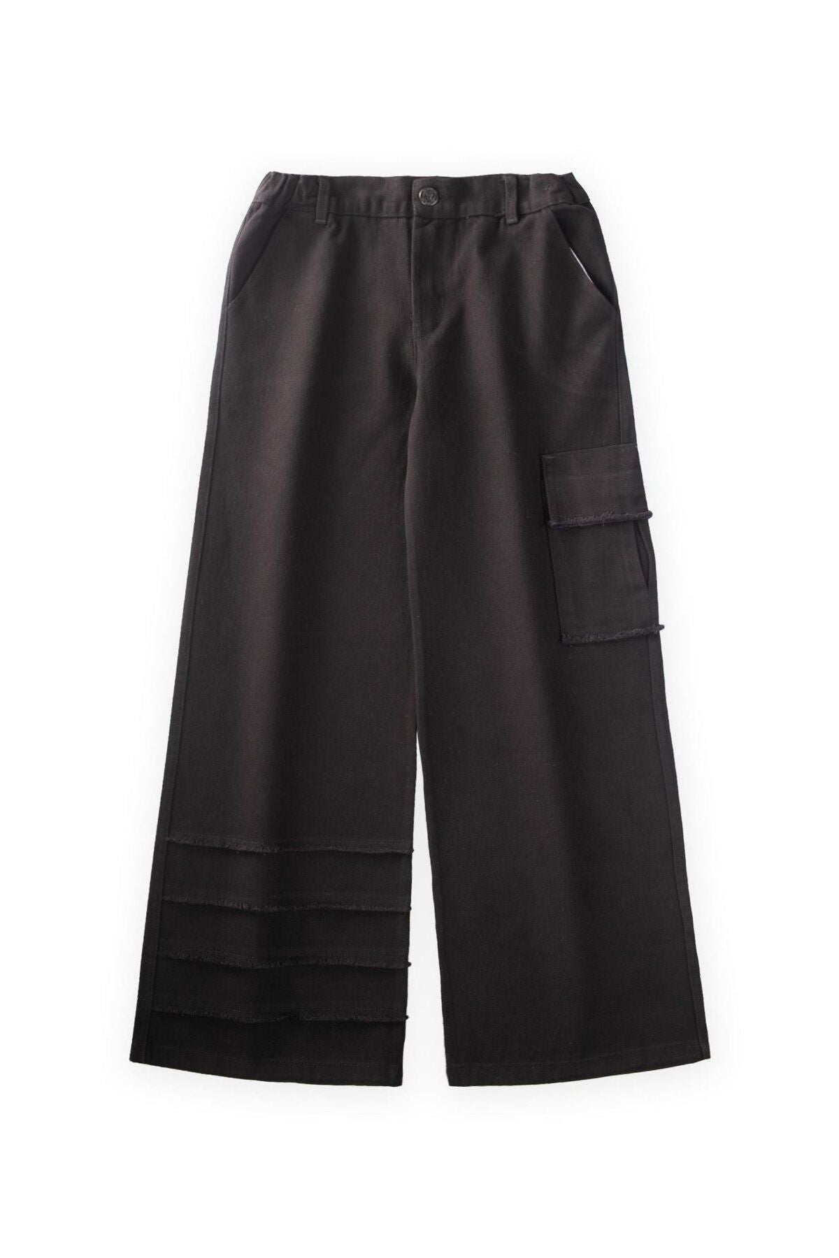 Parts with Part Pocket Pants 9-14 Years Black